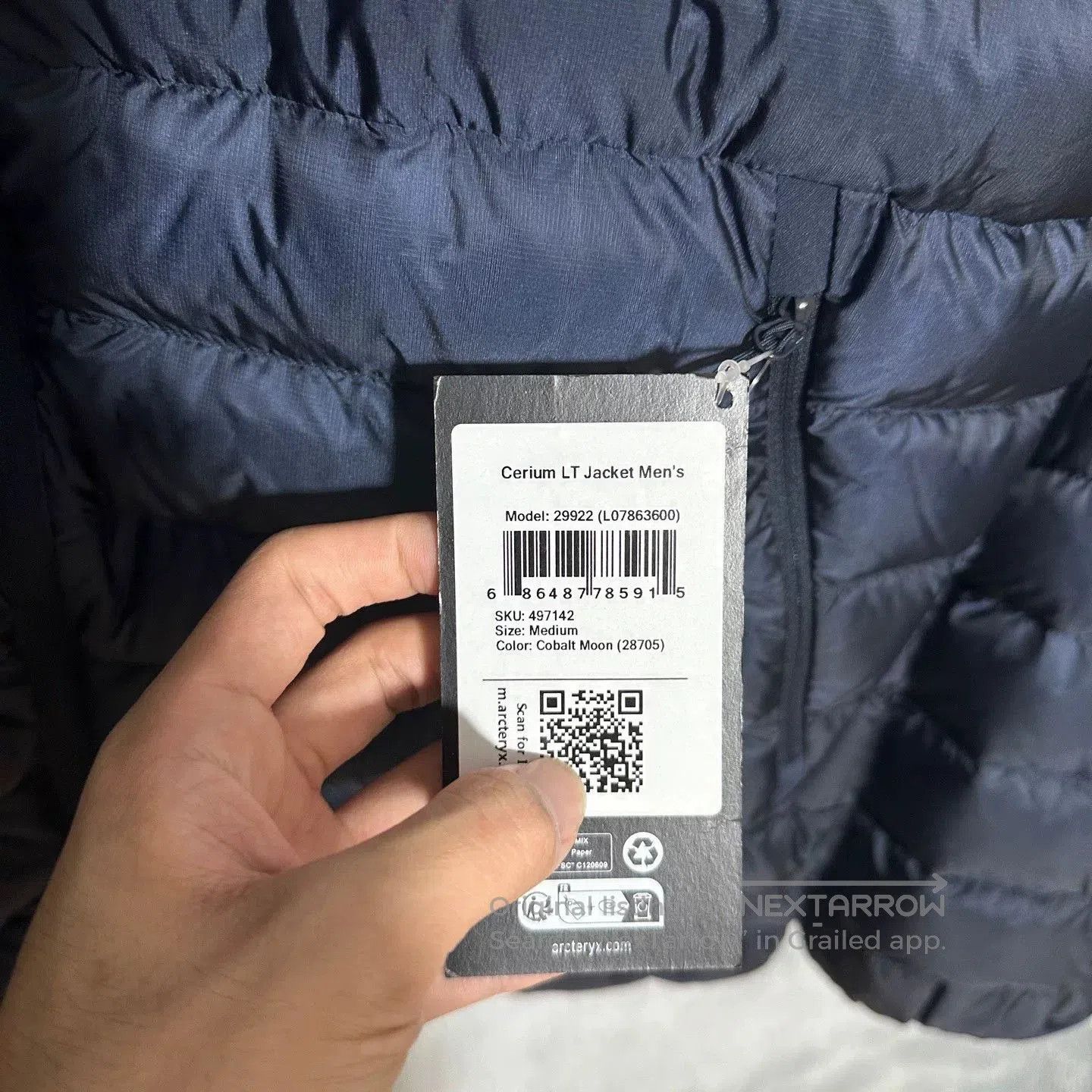 Arc'teryx arcteryx cerium lt jacket deep blue medium. Size US M / EU 48-50 / 2 - 4 Thumbnail