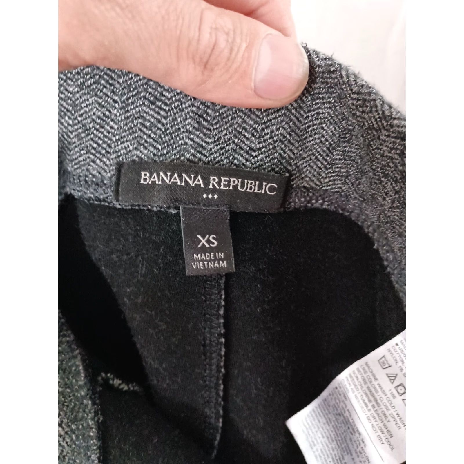 Banana Republic VINTAGE Banana Republic Dress Pants Women XS Gray Cotton Blend Side Zip Pants Dress Pants Women XS Gray Banana Republic Vintage Size 26" / US 2 / IT 38 - 2 Thumbnail