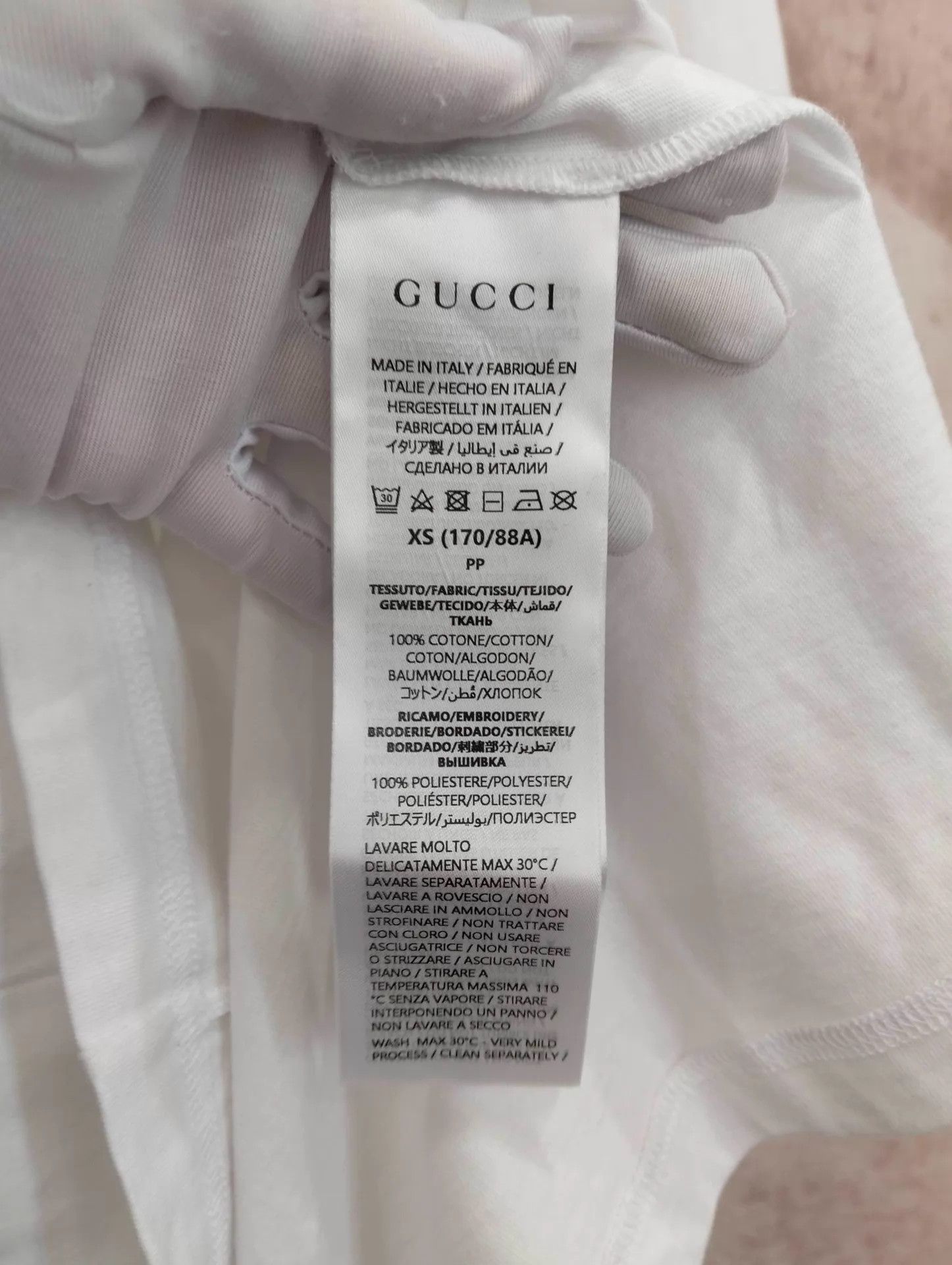 Gucci GUCCI crewneck short sleeve tee XS 98 New Size XS / US 0-2 / IT 36-38 - 4 Thumbnail