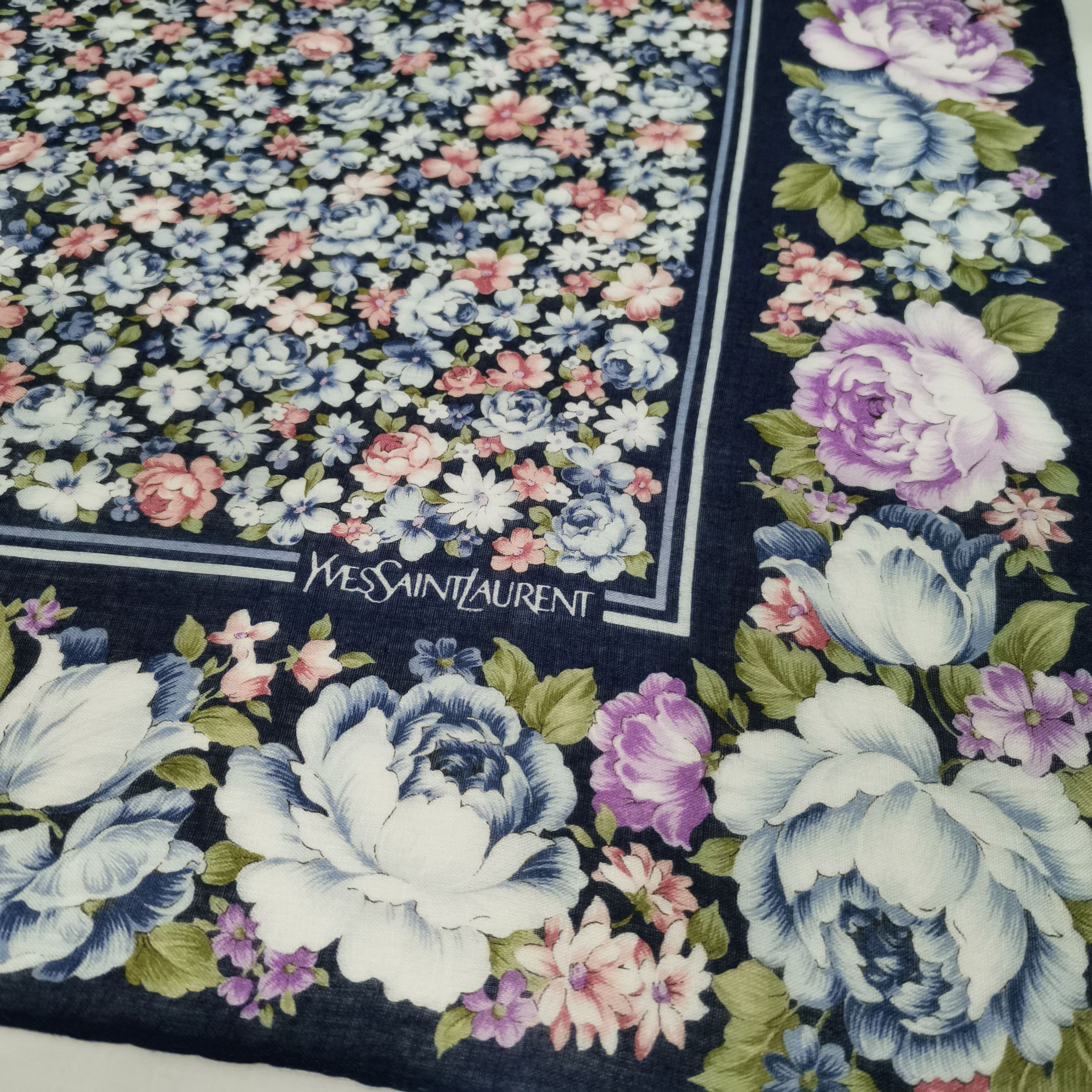 Yves Saint Laurent YVES SAINT LAURENT HANDKERCHIEF/ BANDANA/ SCARF Size ONE SIZE - 7 Thumbnail