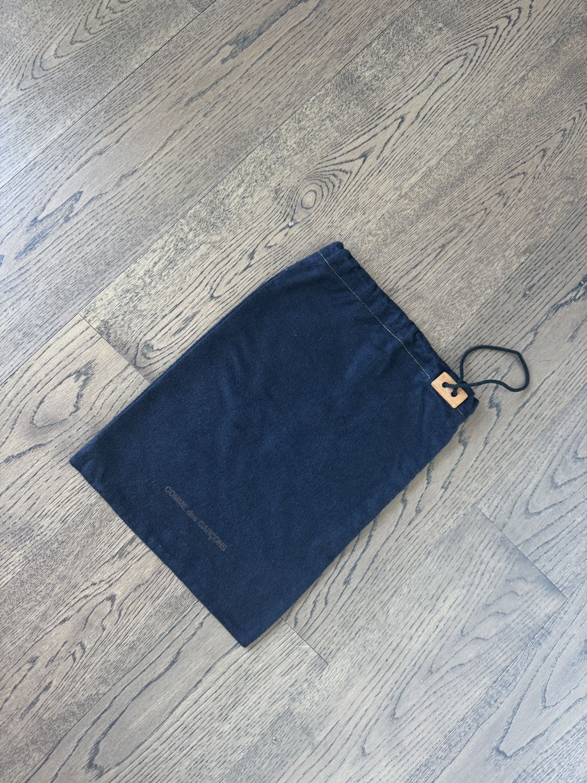 Comme des Garcons Comme des Garcons Japan Dark Blue Fabric Drawstring Dust Bag Size ONE SIZE - 8 Thumbnail