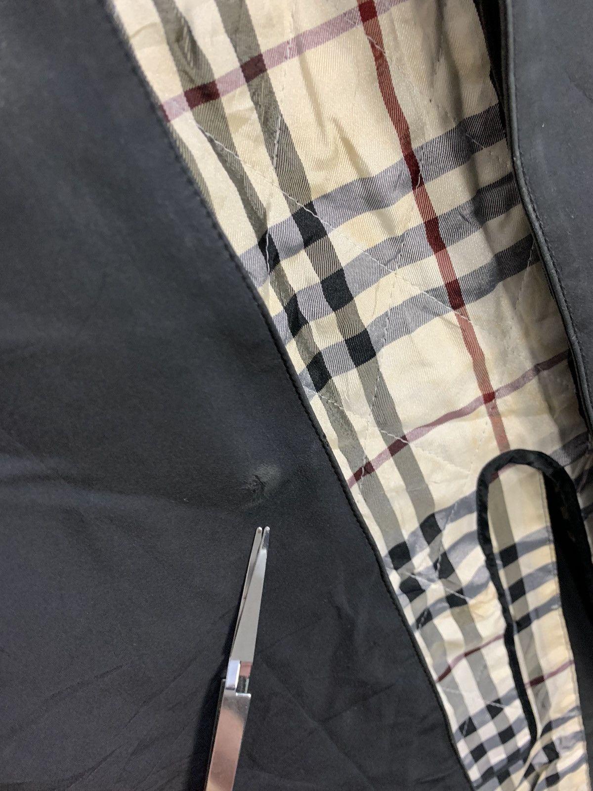 Burberry 90s Burberry Black Label Trench Coat Nova Checked Monogram Size US L / EU 52-54 / 3 - 13 Thumbnail