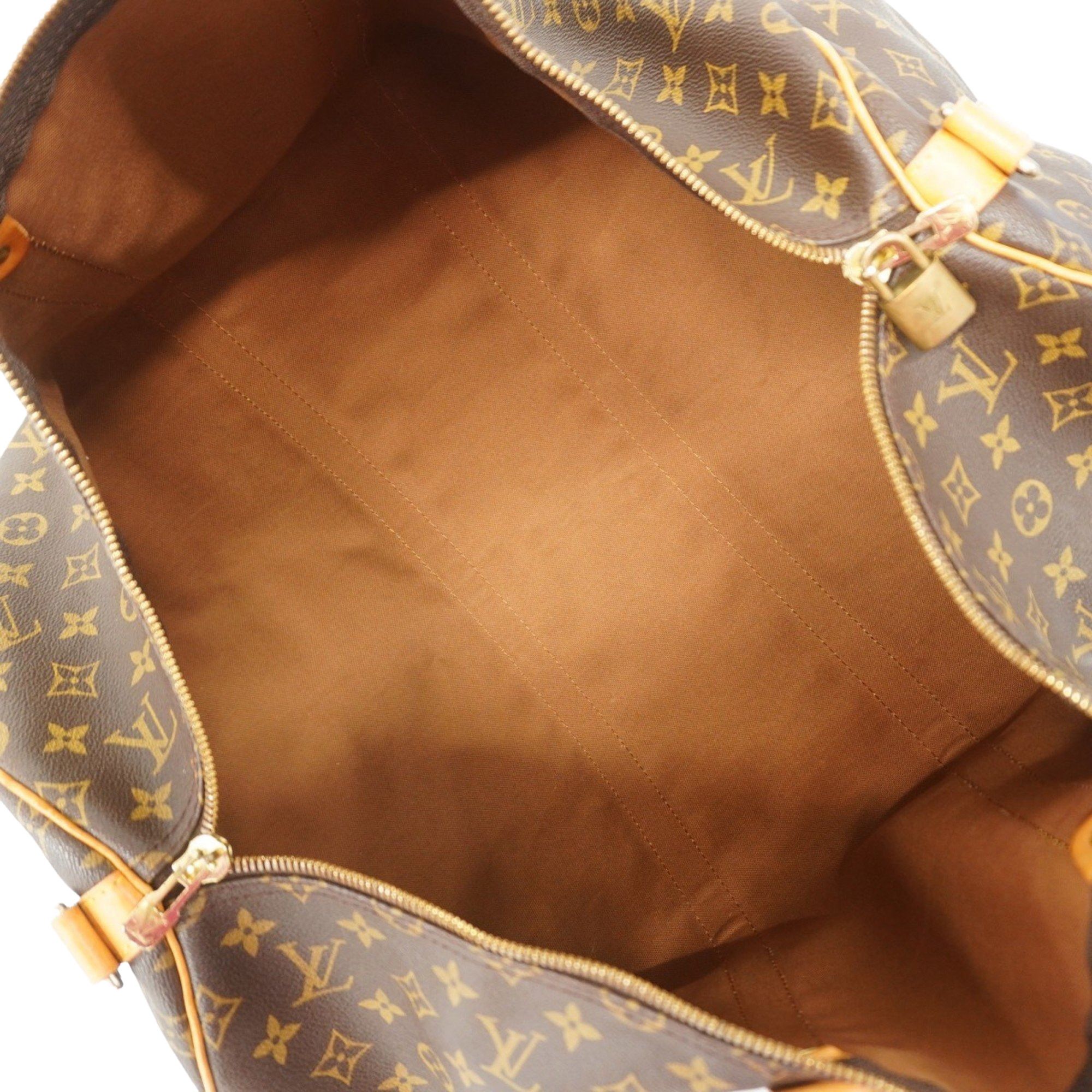 Louis Vuitton Louis Vuitton Keepall Bandoulière 55 Monogram Canvas Bag Size ONE SIZE - 6 Thumbnail