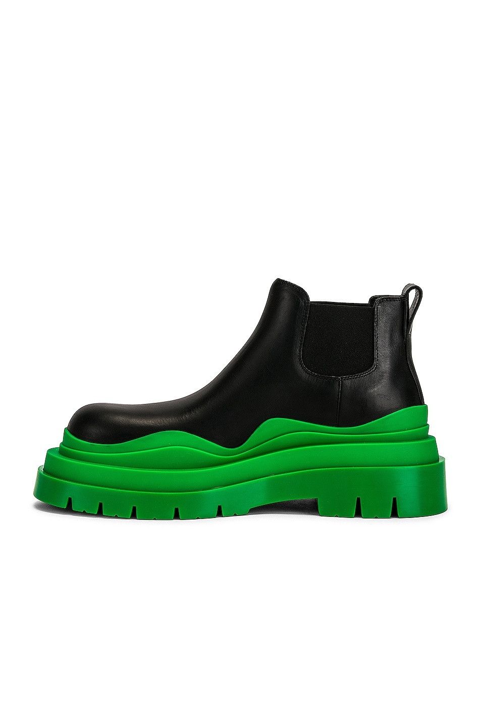 Bottega Veneta o1s1rm1025 Tire Chelsea Ankle Boots in Black Size US 6 / IT 36 - 5 Thumbnail