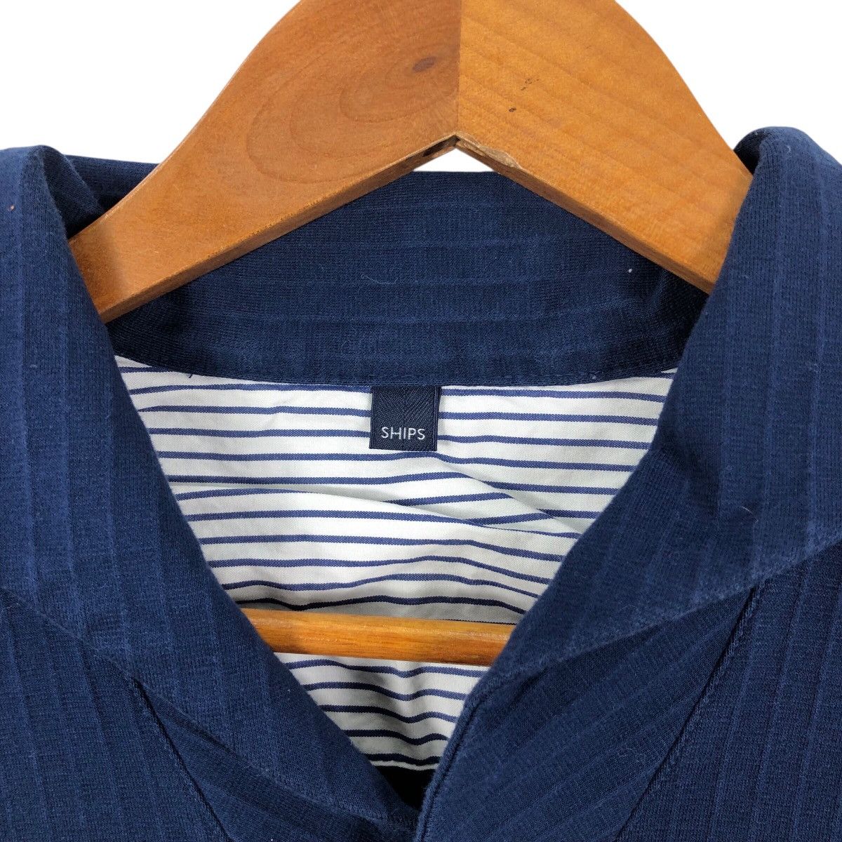 SHIPS SHIPS Shawl Collar Indigo Old Money Japanese Brand Size US S / EU 44-46 / 1 - 4 Thumbnail