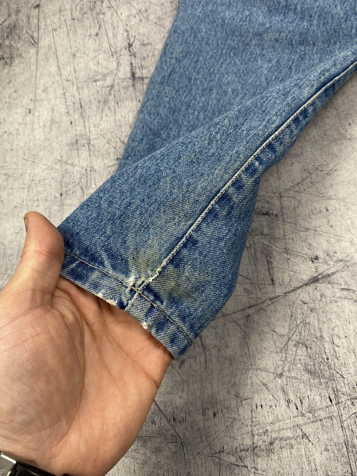 Versace Jeans Couture Vintage 90s Versace Jeans Couture Washed Luxury Denim Jeans Size US 30 / EU 46 - 10 Thumbnail