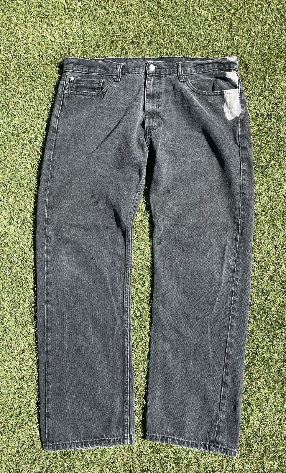 Levi's Vintage Levis 505 Jeans Men's Black Denim Men’s Size 38x27 Size US 38 / EU 54 - 1 Thumbnail