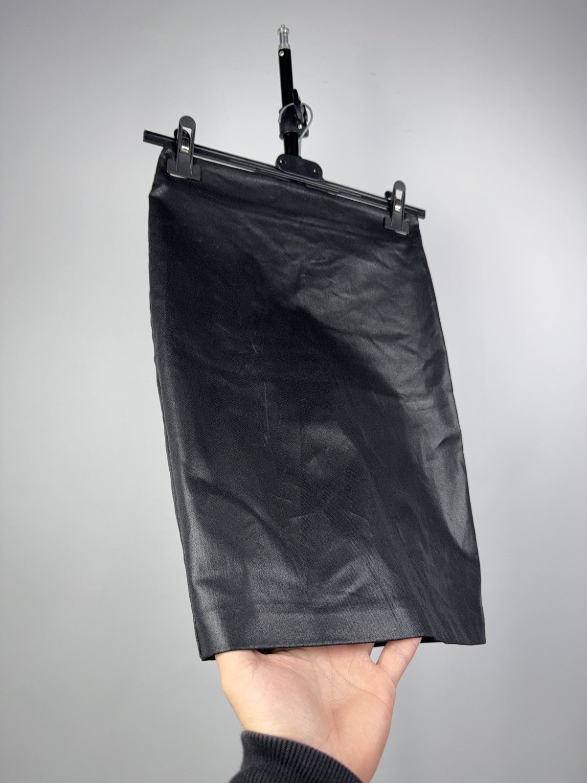 Allsaints Avant Garde AllSaints Black Coated Pencil Skirt UK 8 / US 4 Size 27" / US 4 / IT 40 - 2 Thumbnail