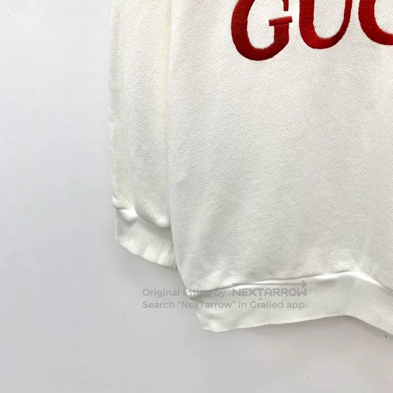 Gucci Gucci White logo letter net photo embroidered cotton round Size US S / EU 44-46 / 1 - 4 Thumbnail