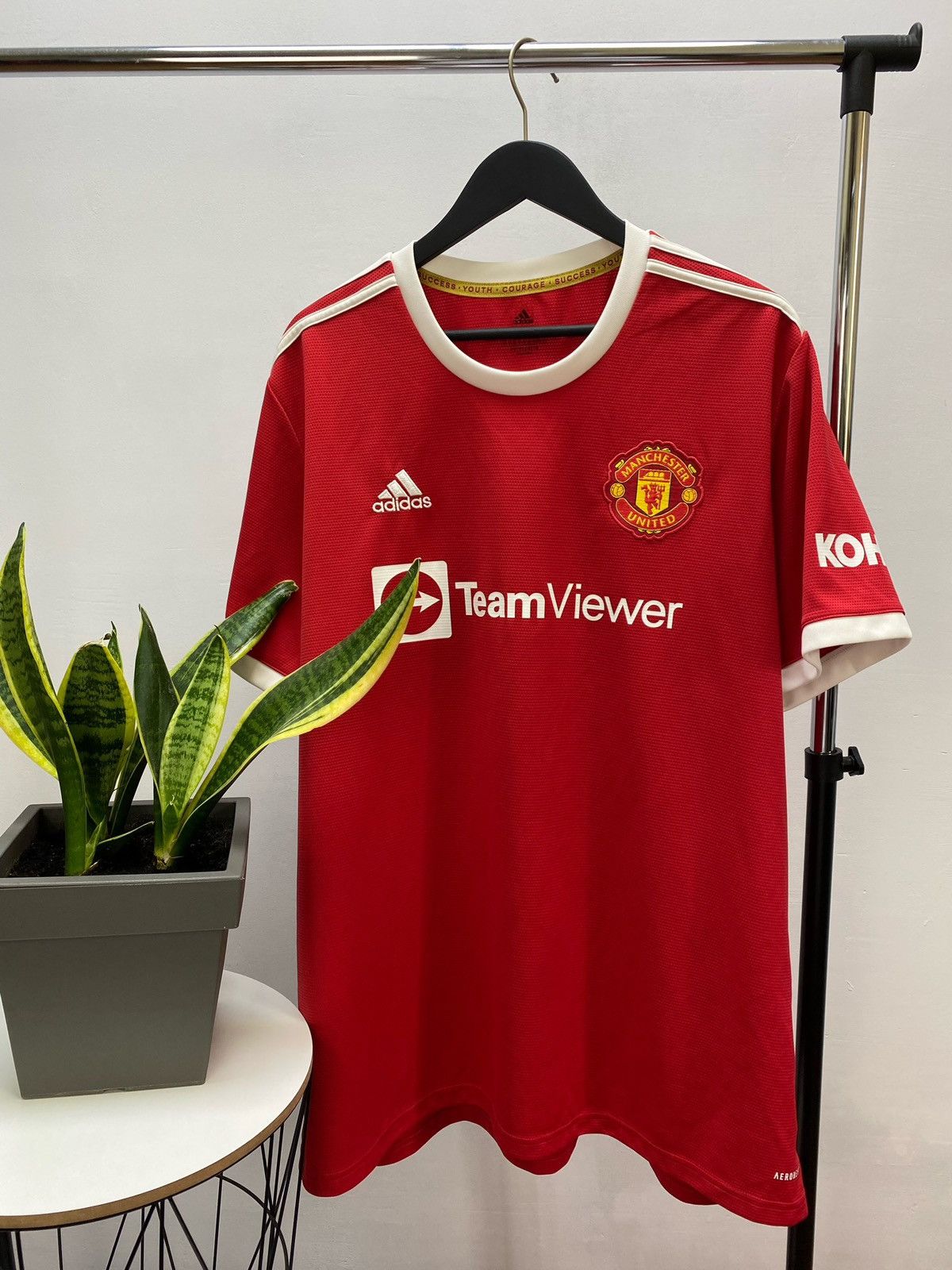 Adidas Manchester United 2021 2022 soccer jersey Football Shirt Size US XXL / EU 58 / 5 - 1 Thumbnail