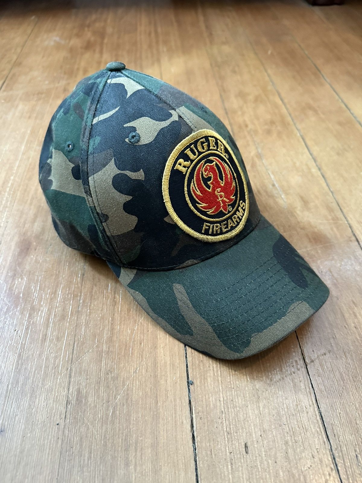 Vintage Vintage Richardson 255 Ruger Camo Snapback Hat Size ONE SIZE - 1 Thumbnail
