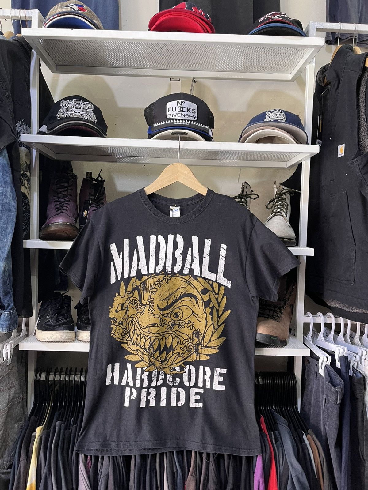 Band Tees MADBALL BALL OF DESTRUCTION LOGO SHIRT~GILDAN~MED Size US M / EU 48-50 / 2 - 1 Thumbnail