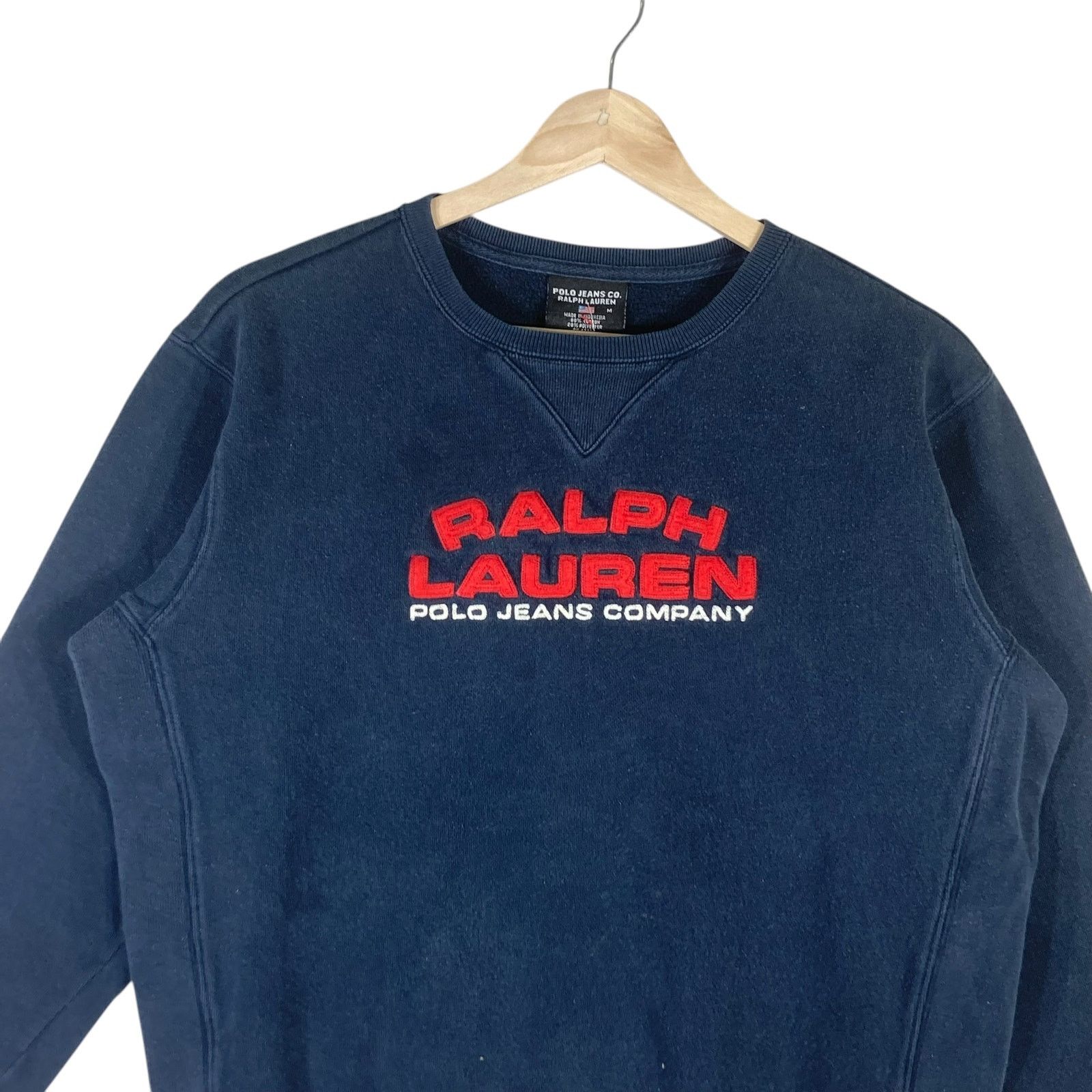 Polo Ralph Lauren Vintage Ralph Lauren Polo Jeans Co. Crewneck Men's M Size US M / EU 48-50 / 2 - 2 Thumbnail