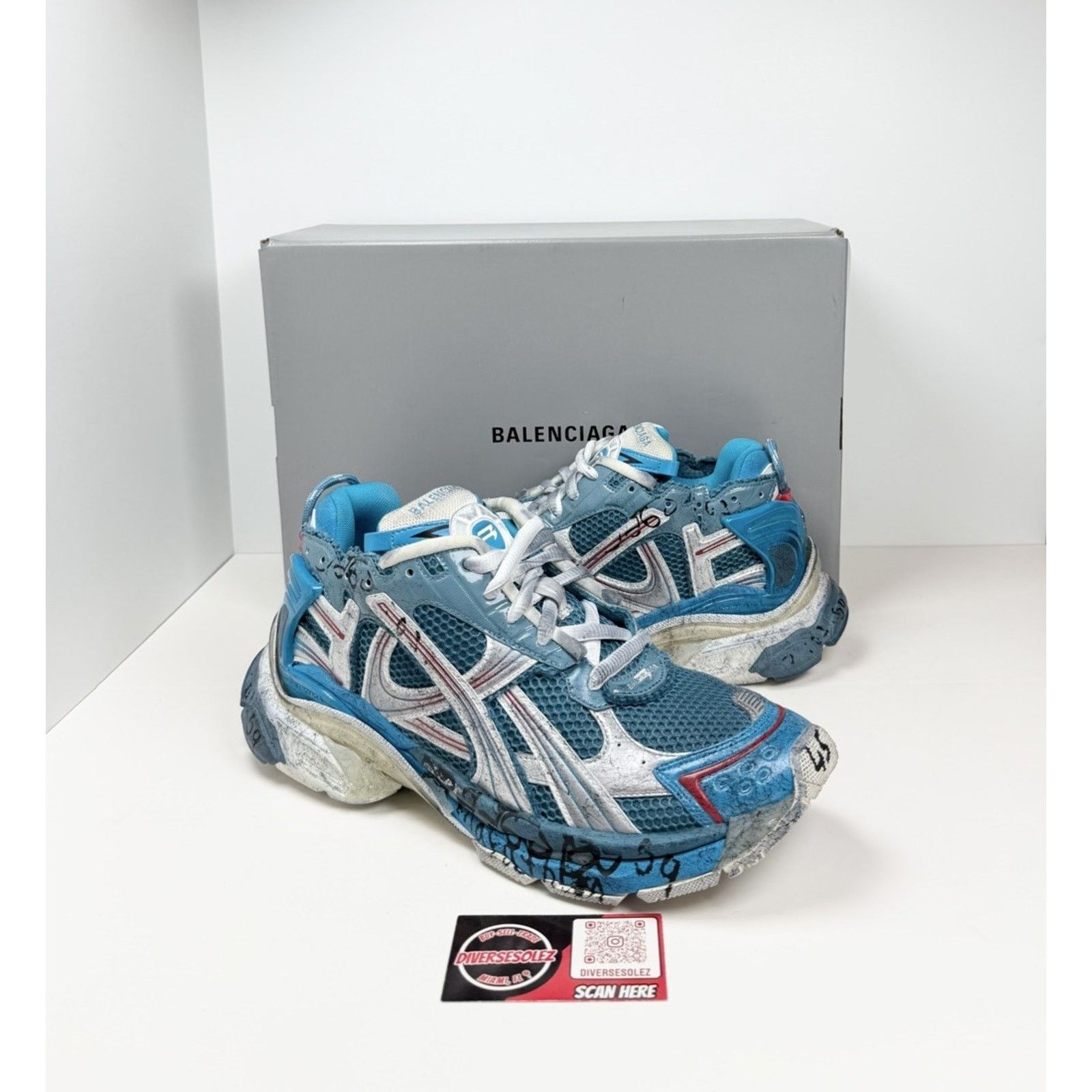 Balenciaga Size 45EU/12US - Balenciaga Runner Marathon Unreleased NEW Size US 12 / EU 45 - 1 Thumbnail