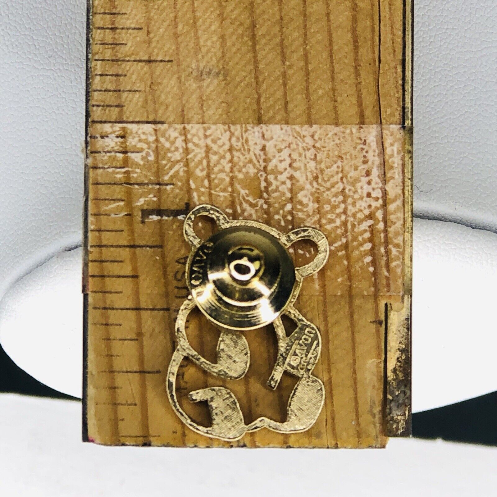 Other Vtg Avon Teddy Bear Brooch Gold & Silver Tone 1” Animal 80s Size ONE SIZE - 4 Thumbnail