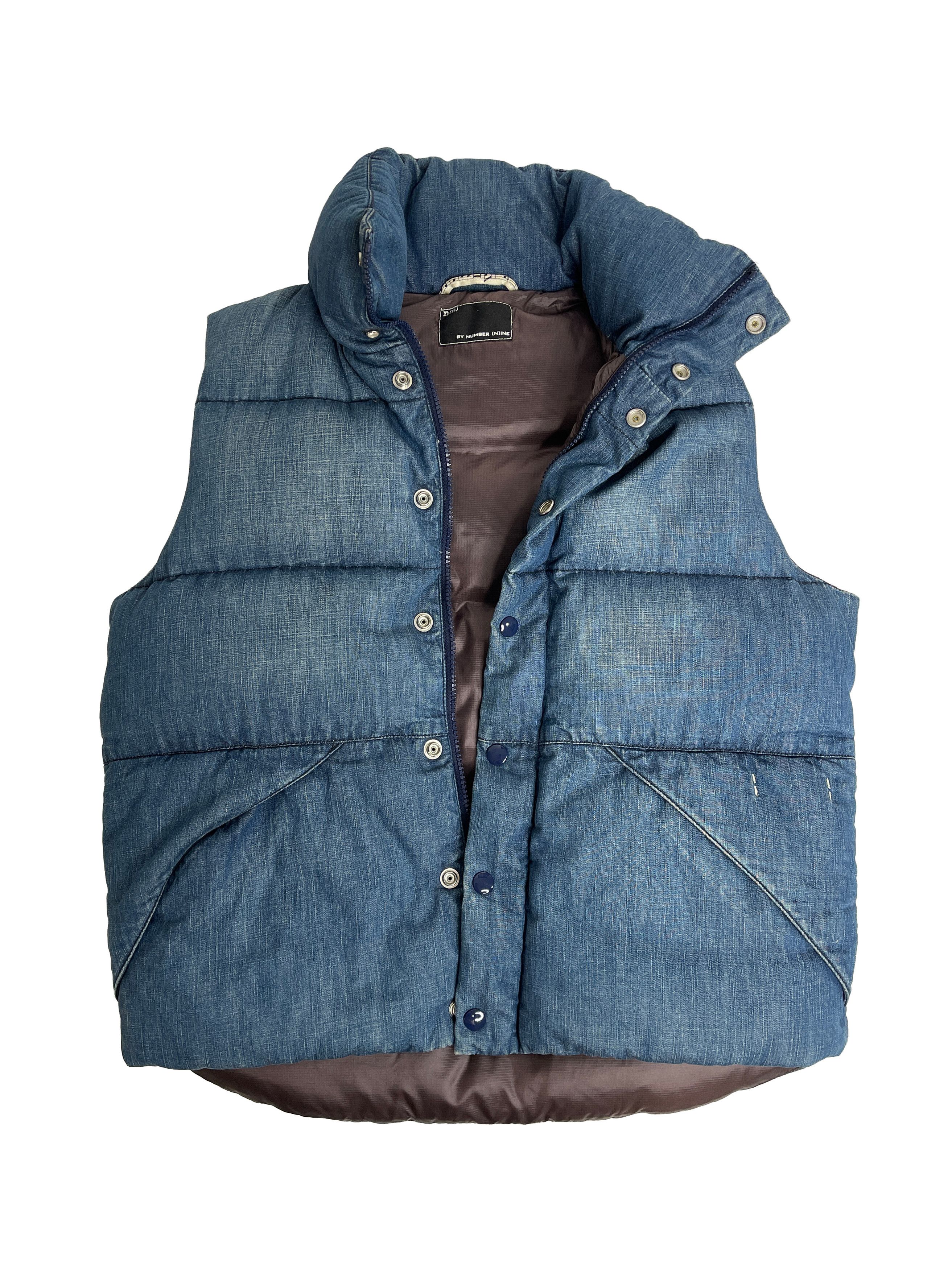 Number (N)ine Number (N)ine Plaid Puffer Vest | Grailed