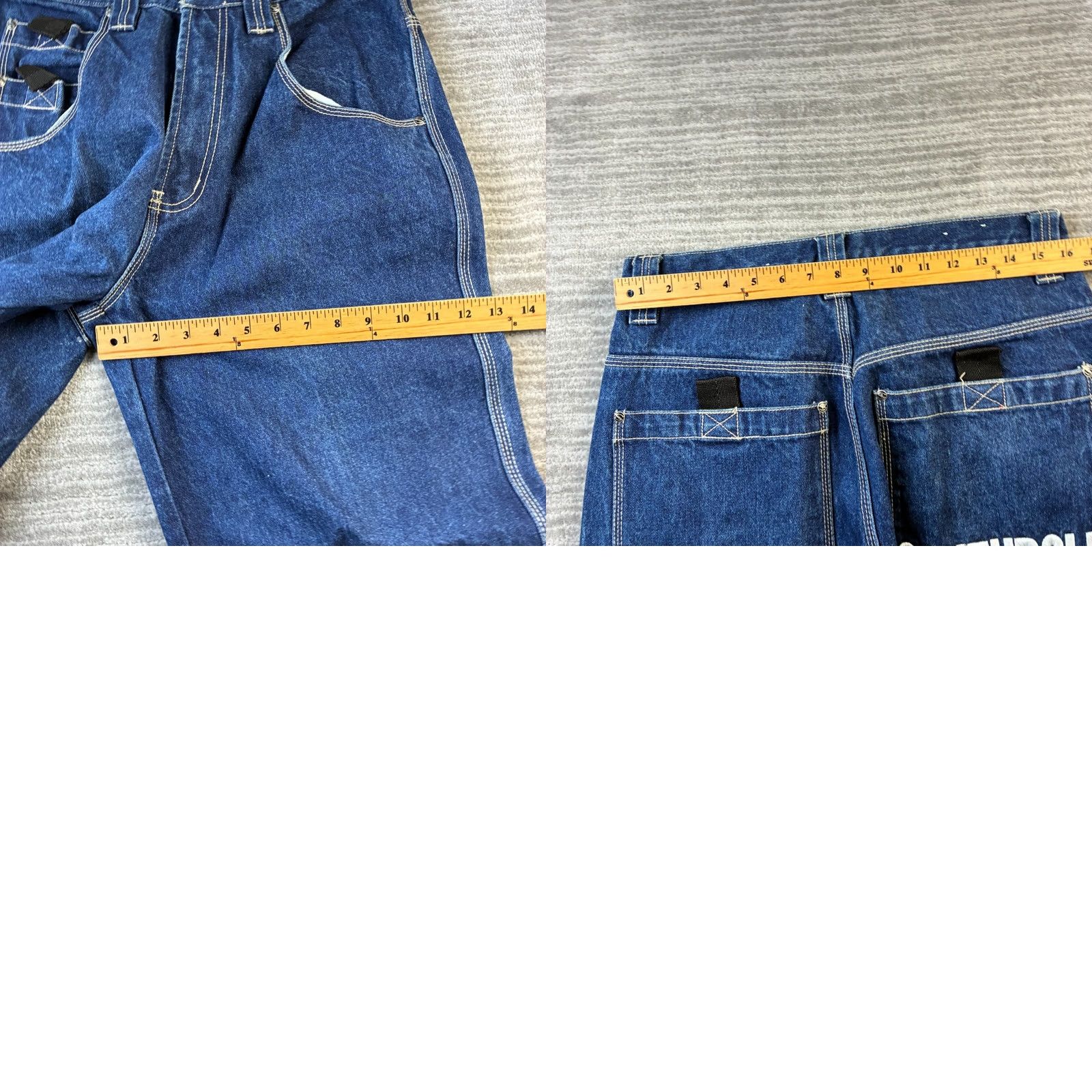 Southpole Vintage Southpole Jeans Men 32 Blue Denim Pants Y2K Baggy Sportswear Utility Size US 32 / EU 48 - 9 Thumbnail