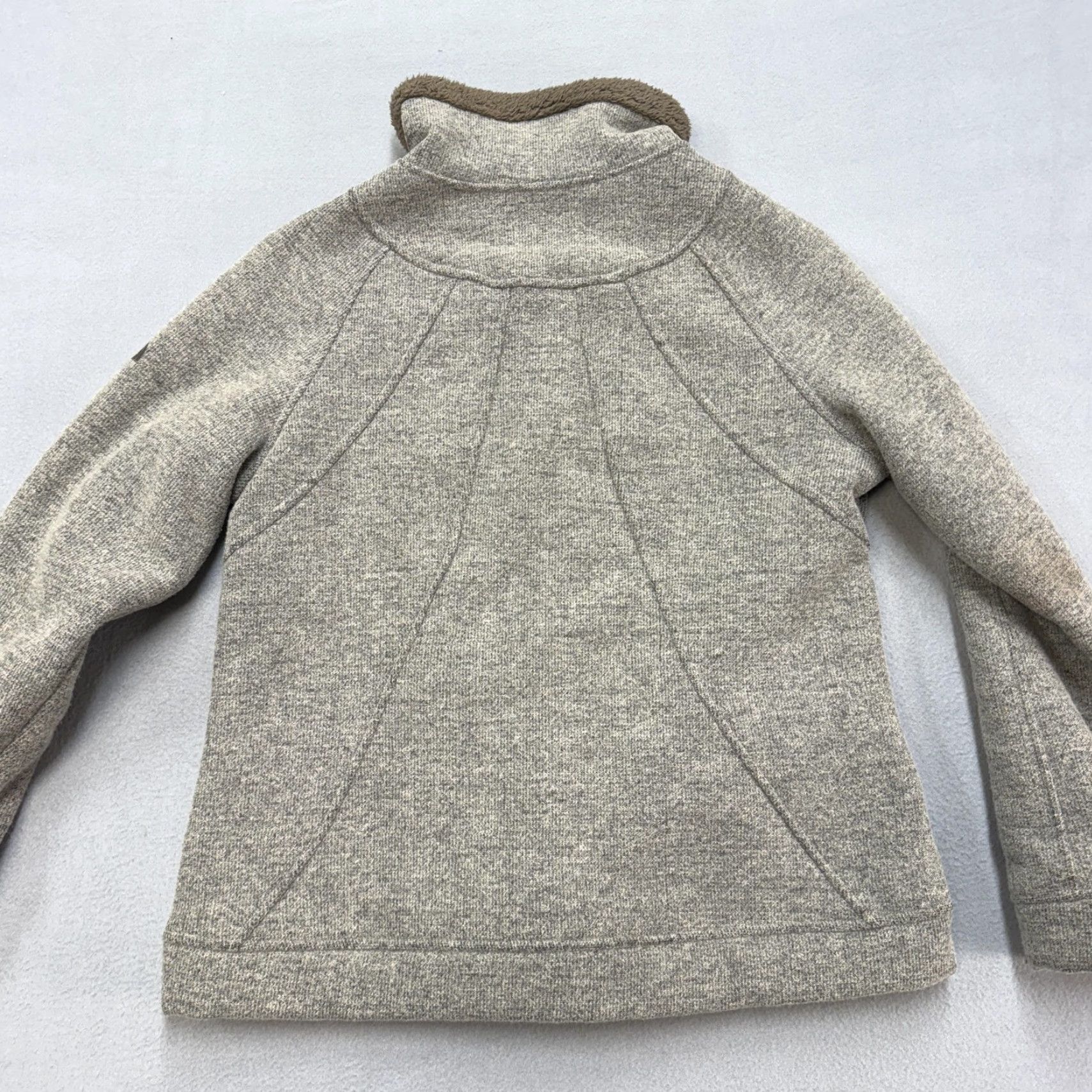 The North Face VINTAGE The North Face Jacket Womens XL Gray Sherpa Lined Fleece Full Zip Warm Cozy Size XL / US 12-14 / IT 48-50 - 5 Thumbnail