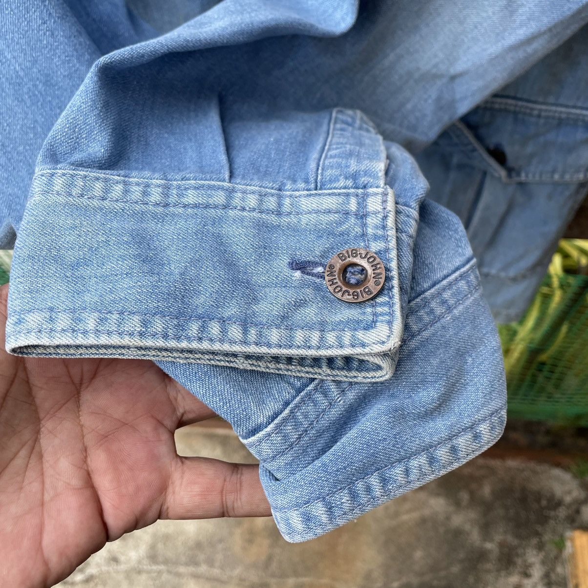 Big John 🔥Vintage Big John Stoned Washed 4 Pocket Chore Denim Jacket Size US S / EU 44-46 / 1 - 7 Thumbnail