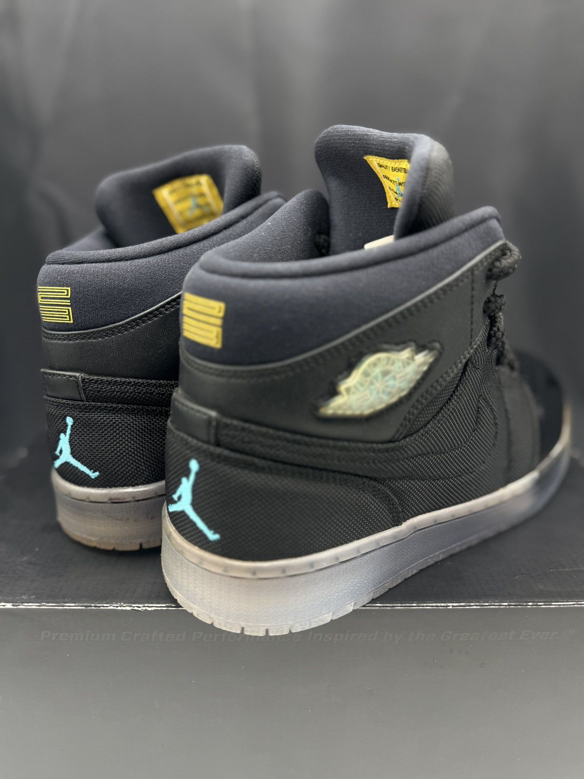 Jordan Brand Mens Jordan 1 Retro ‘95 Gamma’ Black Sz 11 Men 616369089 Size US 11 / EU 44 - 5 Thumbnail