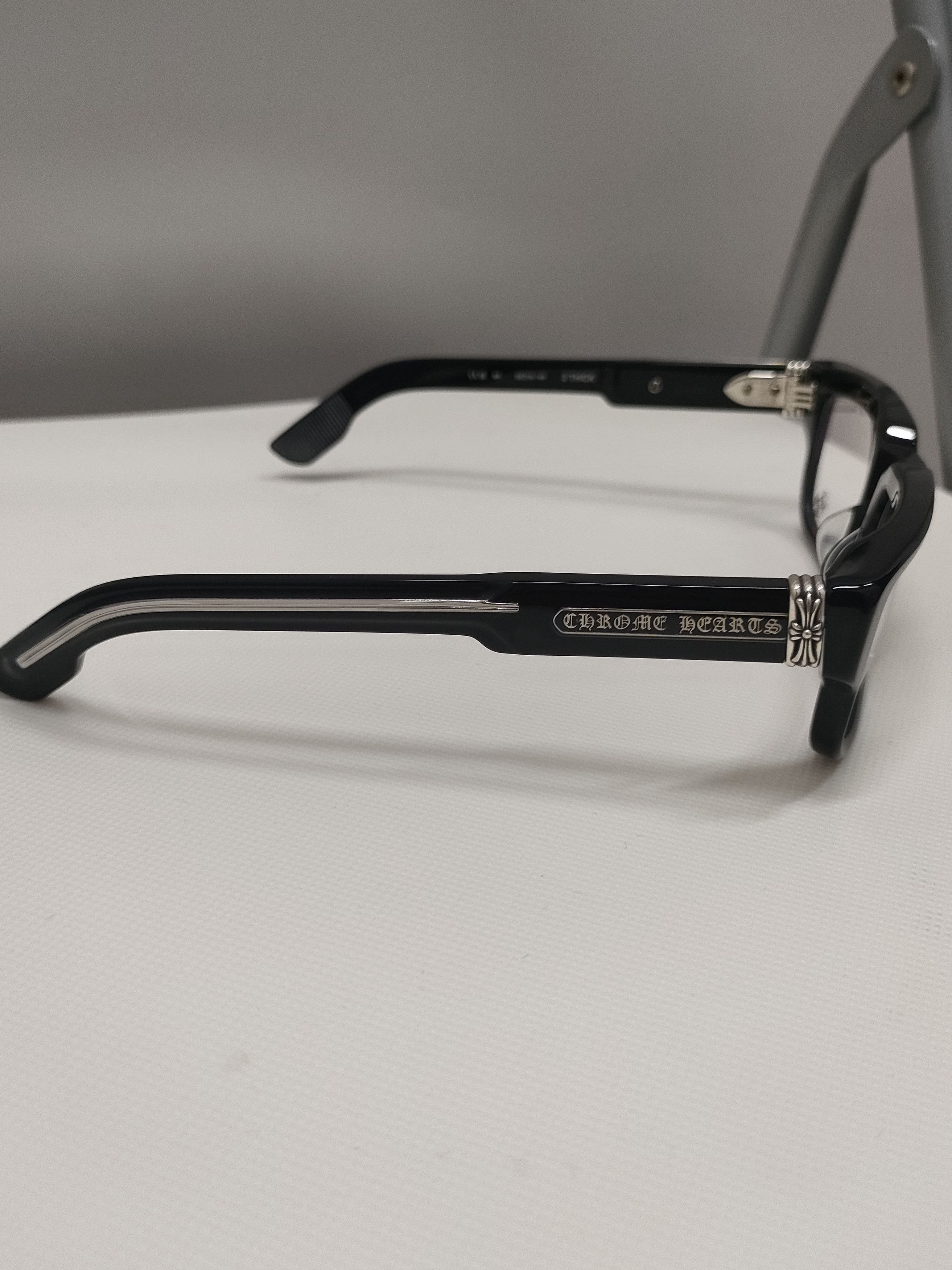 Chrome Hearts Chrome Hearts 2 Thick BK Glasses Frame Size ONE SIZE - 6 Thumbnail
