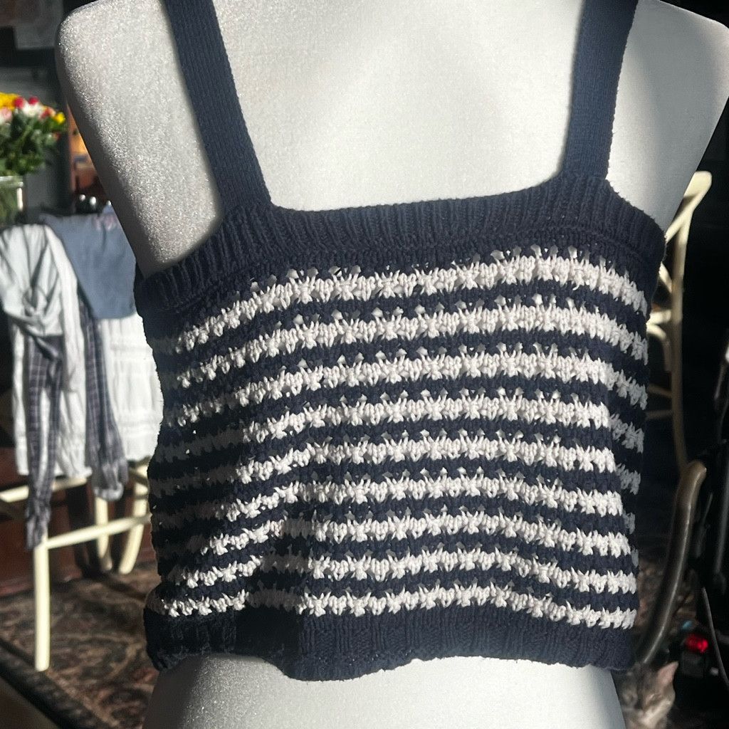 Other Navy and white striped knit Size M / US 6-8 / IT 42-44 - 3 Thumbnail