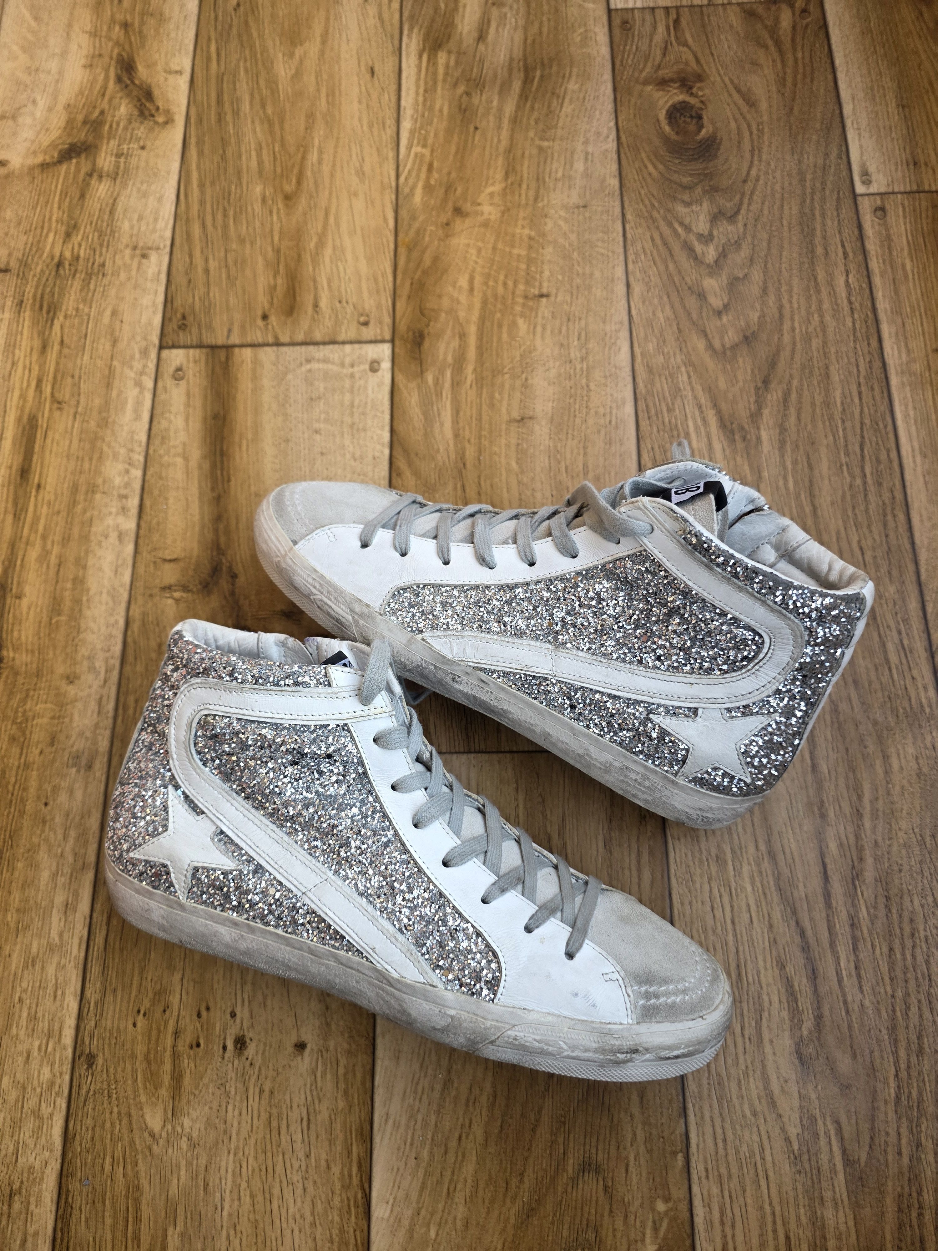 Golden Goose Golden Goose Slide Glitter Size US 8 / EU 41 - 1 Thumbnail