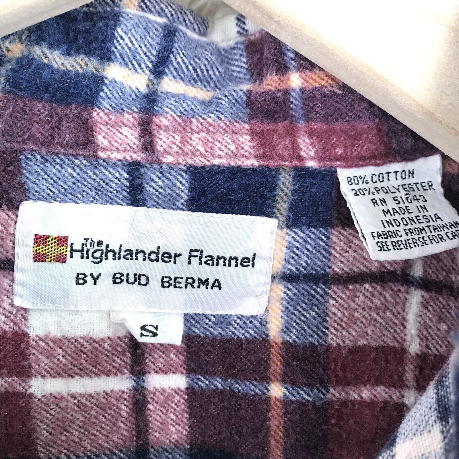 Other Highlander Flannel Bud Berma Shirt Plaid Red Button Front S Size US S / EU 44-46 / 1 - 6 Thumbnail