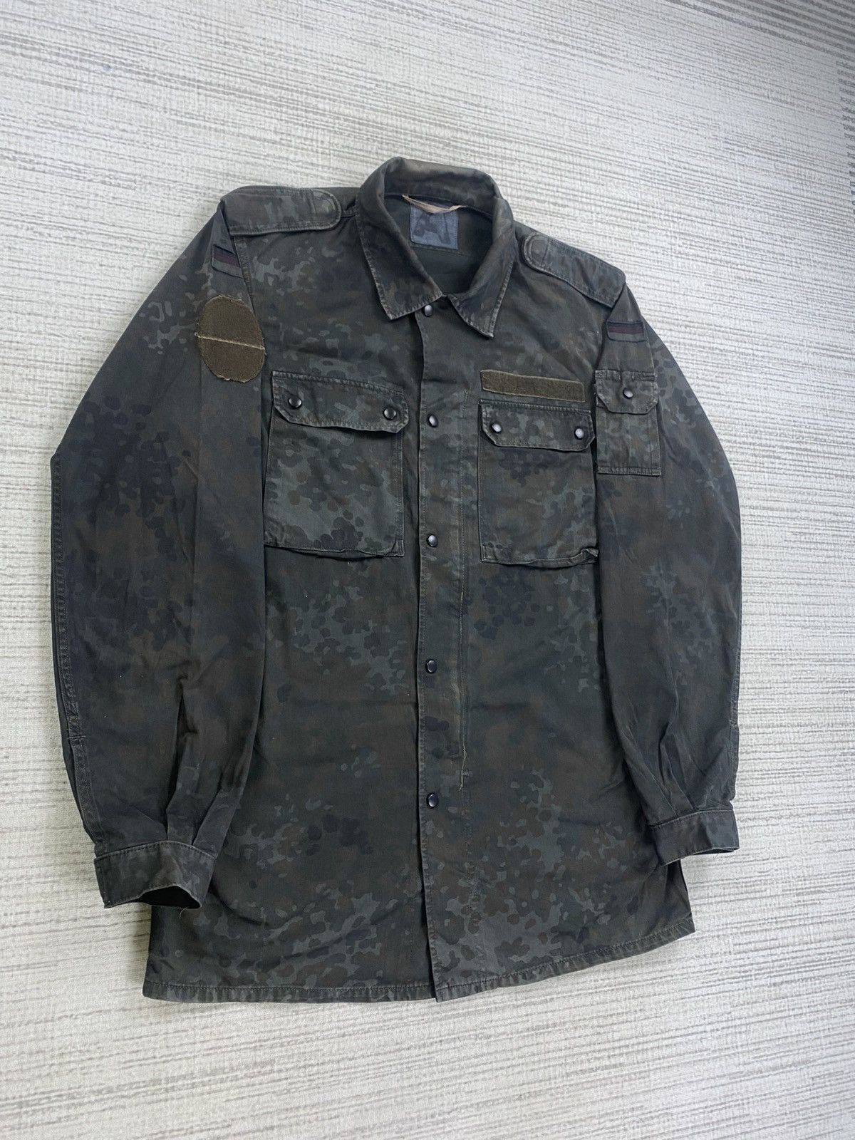 Vintage 🔥Vintage German Military Flecktarn Camo M65 Field Jacket Size US M / EU 48-50 / 2 - 3 Thumbnail