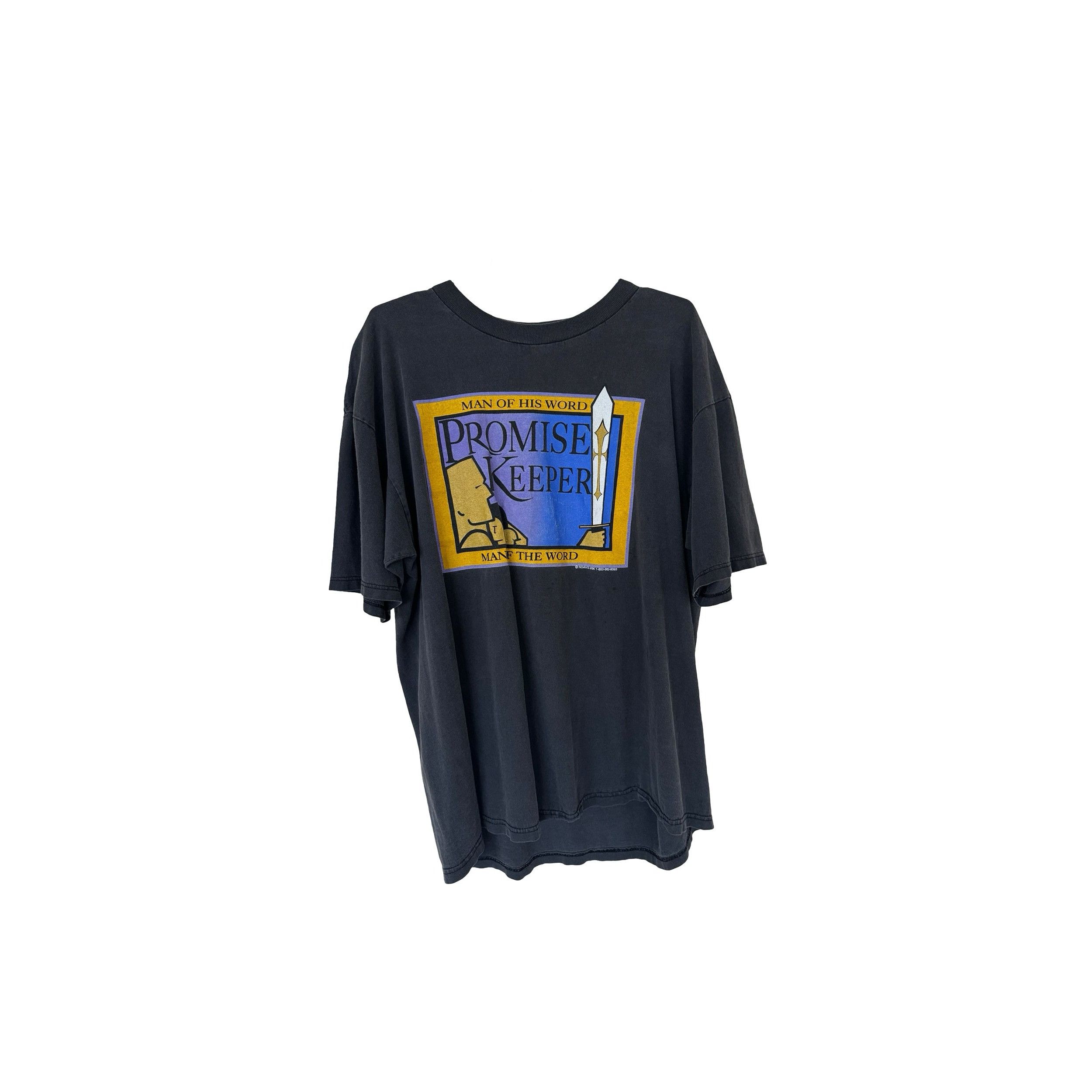 Vintage Promise Keeper Real Men Love Jesus Tee Size US XL / EU 56 / 4 - 10 Thumbnail