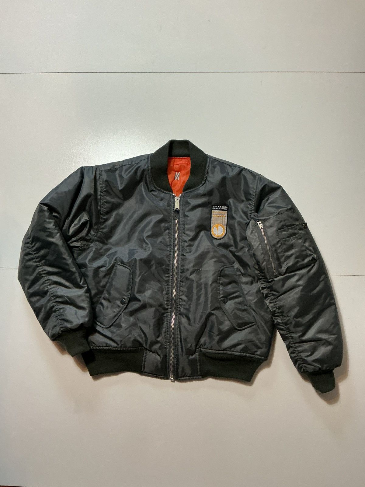 Rothco Netflix Atlas 2022 Ranger Cast & Crew Sci Fi Bomber Jacket Size US S / EU 44-46 / 1 - 2 Thumbnail