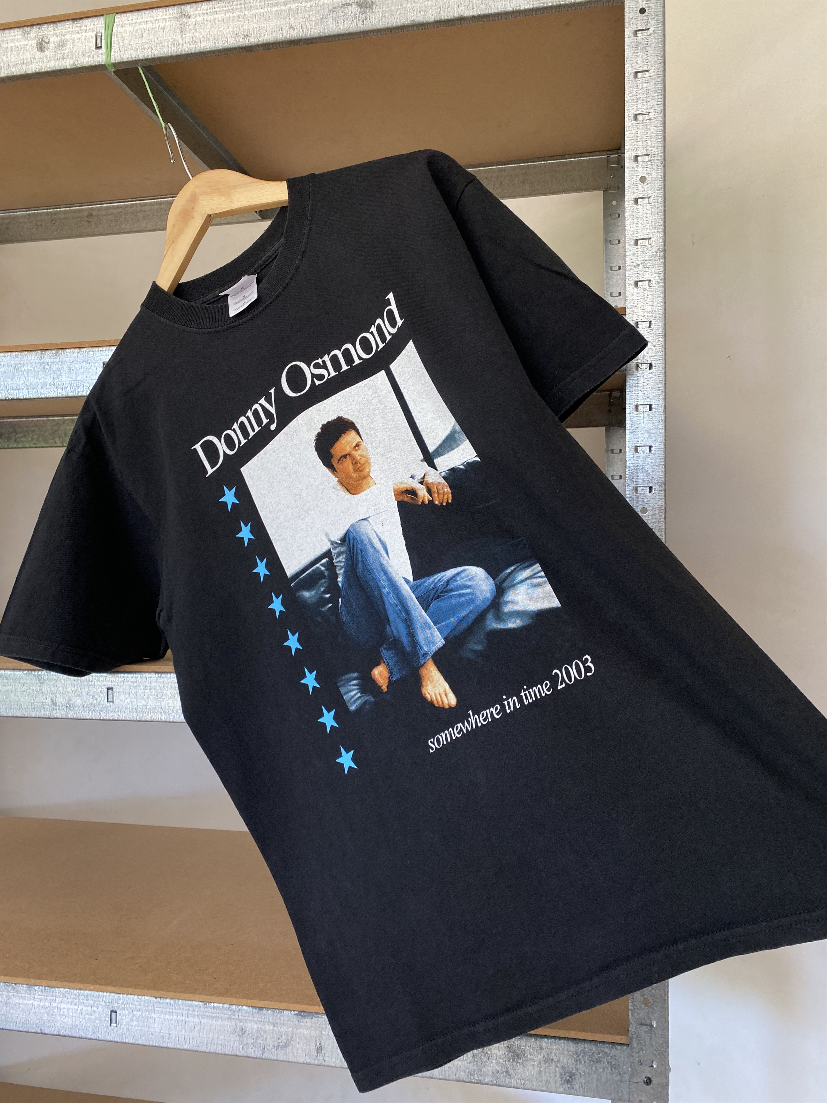 Band Tees Vintage 2003 Donny Osmond Somewhere In Time Rock T-shirt Size US M / EU 48-50 / 2 - 8 Thumbnail