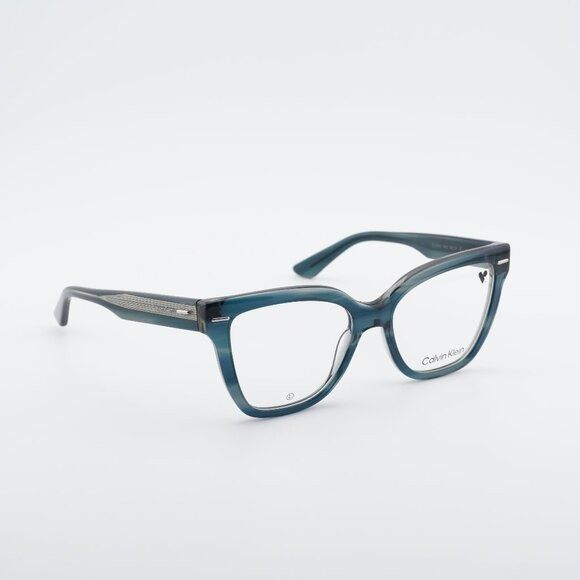 Calvin Klein Calvin Klein CK23543 416 Eyeglasses Striped Blue 54mm Size ONE SIZE - 1 Thumbnail