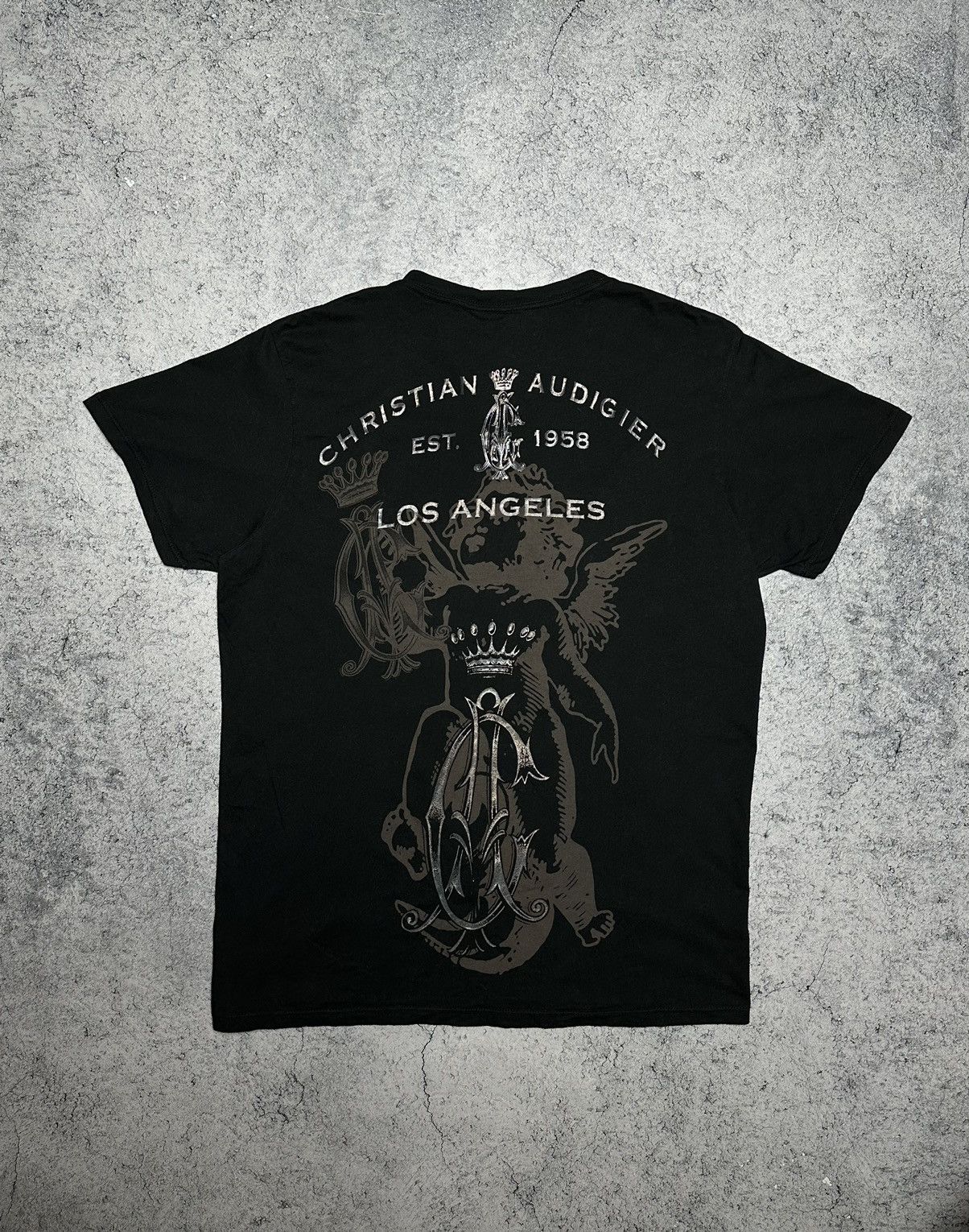 Christian Audigier Vintage Christian Audigier Ed Hardy Tee Size US L / EU 52-54 / 3 - 7 Thumbnail