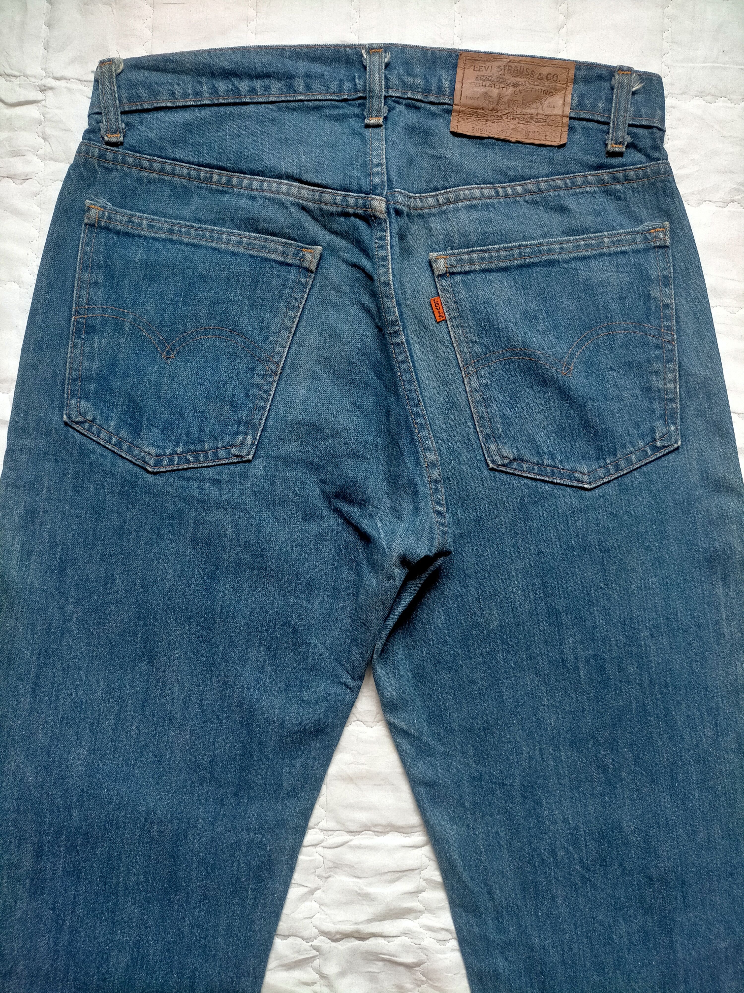 Levi's Vintage Clothing Vintage 80s Levis 505 Button Stamp No.8 Size US 31 - 2 Thumbnail