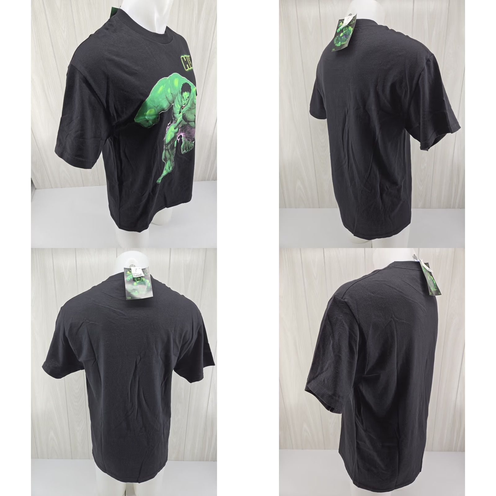 Vintage VINTAGE Marvel Comics The Hulk 2003 Movie Promo T-Shirt Mens Large Black Cotton Blend Short Sleeve NWT Size US L / EU 52-54 / 3 - 8 Thumbnail