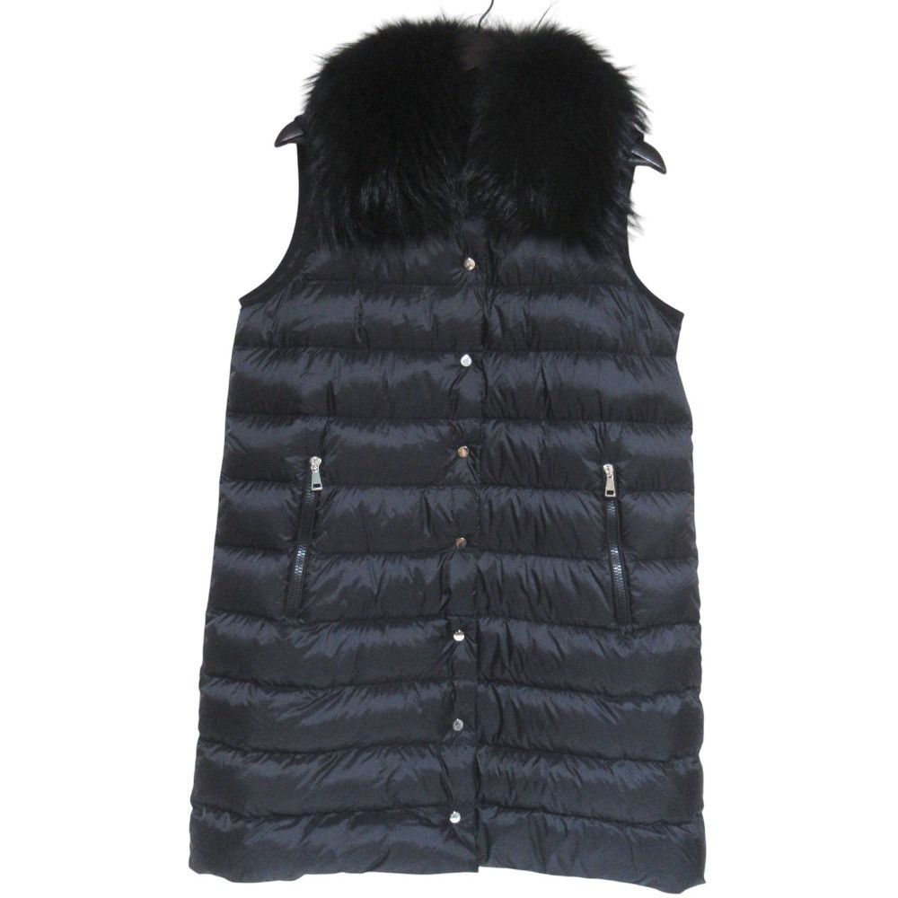 Moncler Moncler Moncler Long Down Vest Textile Outerwear DUTY FREE for USA Size ONE SIZE - 1 Thumbnail