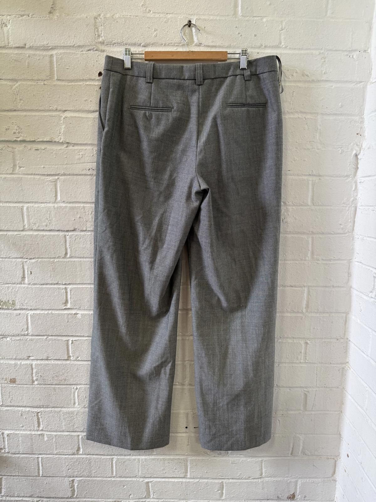 NEXT Next Tailoring Women's Gray Dress Pants Size 14R Size 34" / US 12 / IT 48 - 2 Thumbnail