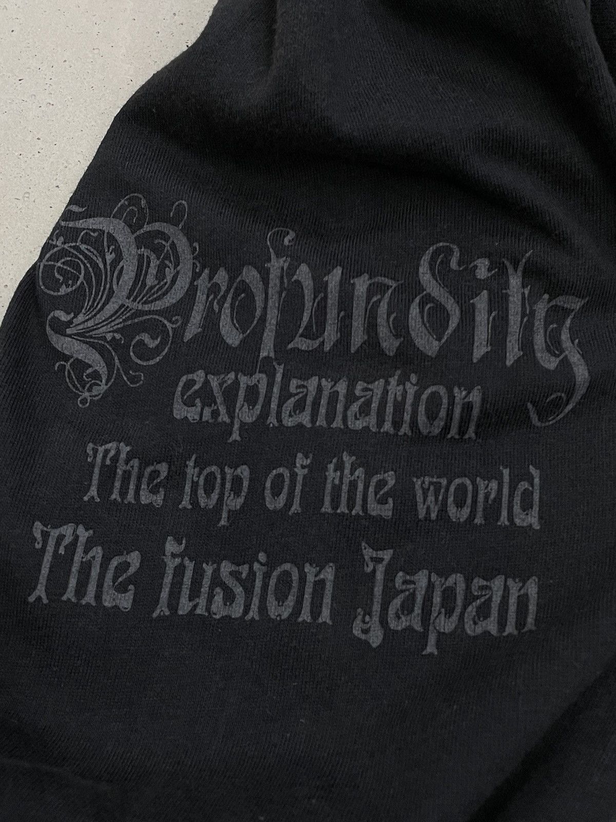 Bullet Noise Bullet Noise The Fusion Japan Tattoed Japanese Poem Faded Size US XL / EU 56 / 4 - 18 Thumbnail
