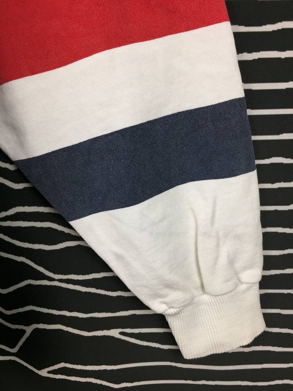 Vintage Vtg KEN. CLUB USA Rugby Scuqter Striped Sweatshirt Size US XL / EU 56 / 4 - 9 Thumbnail