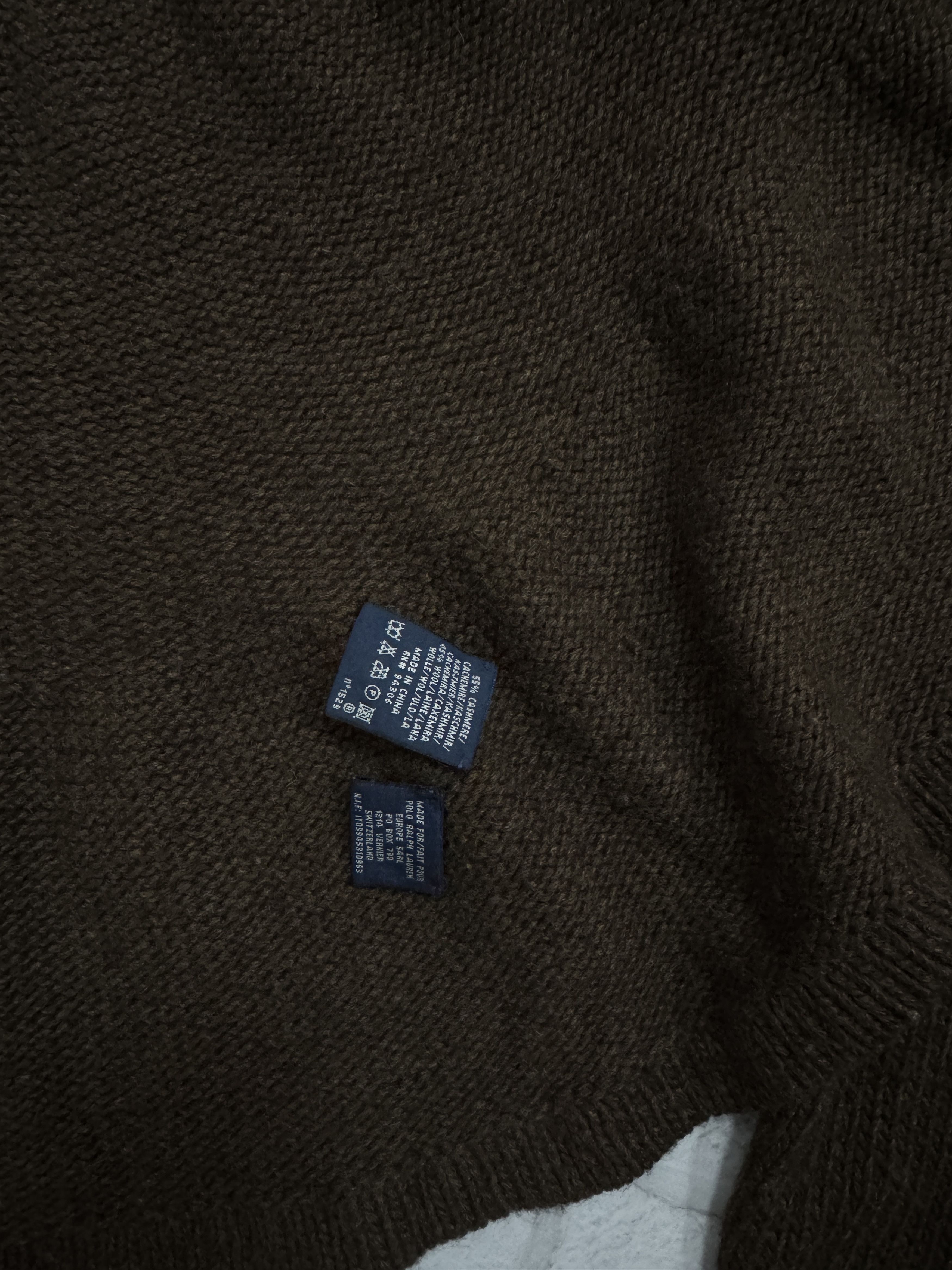 Polo Ralph Lauren Vintage Ralph Lauren Lauren Hand Knit Cashmere Wool Cardigan Size M / US 6-8 / IT 42-44 - 9 Thumbnail