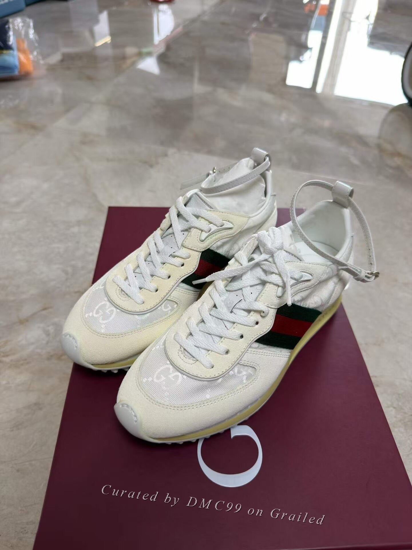 Gucci Gucci Re-Motion Round Toe Lace-Up Low-Top Size US 4 / IT 34 - 1 Thumbnail