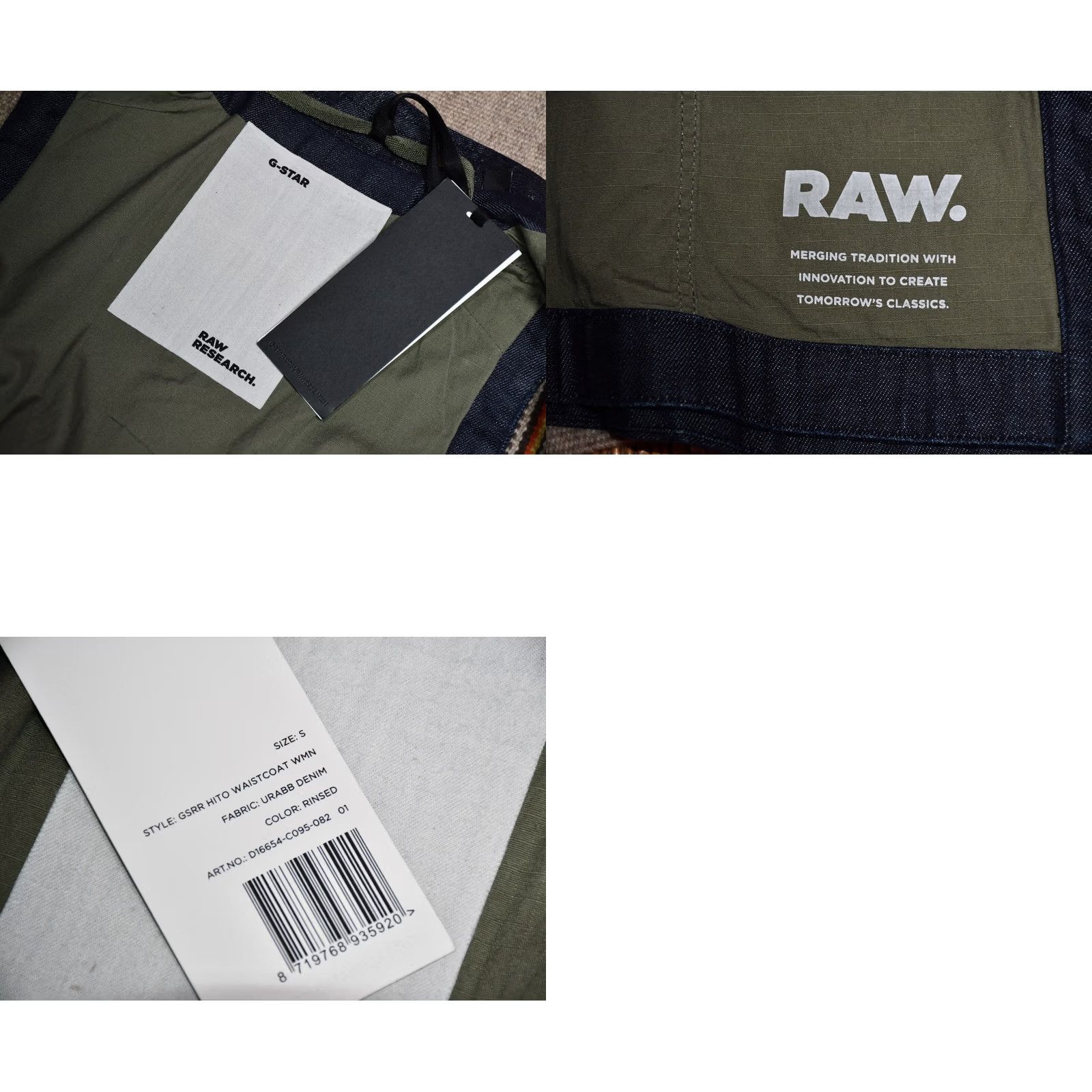 G-Star G-Star Raw Research GSRR Hito Waistcoat Urabb Denim Rinsed Women's Size S Blue Vest Tank Top Vintage N/A Size S / US 4 / IT 40 - 9 Thumbnail