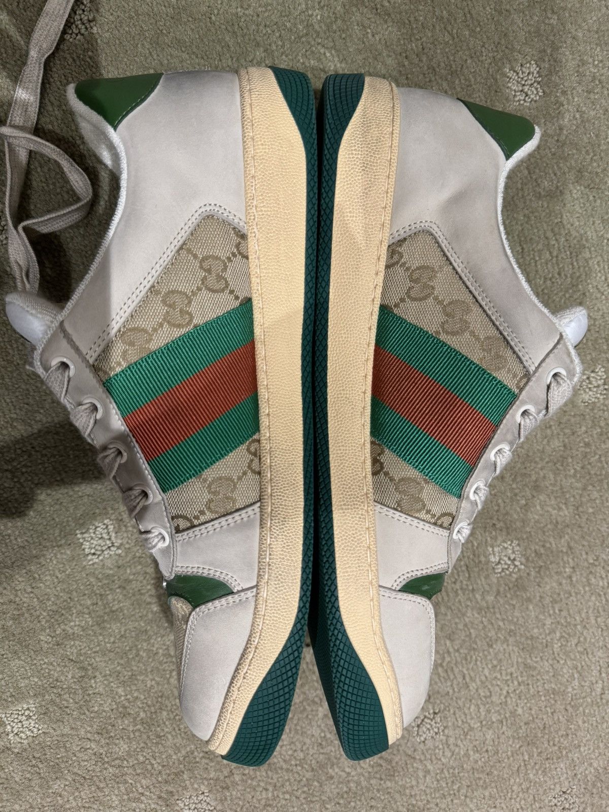 Gucci Men's Screener GG trainer Size US 11.5 / EU 44-45 - 9 Thumbnail