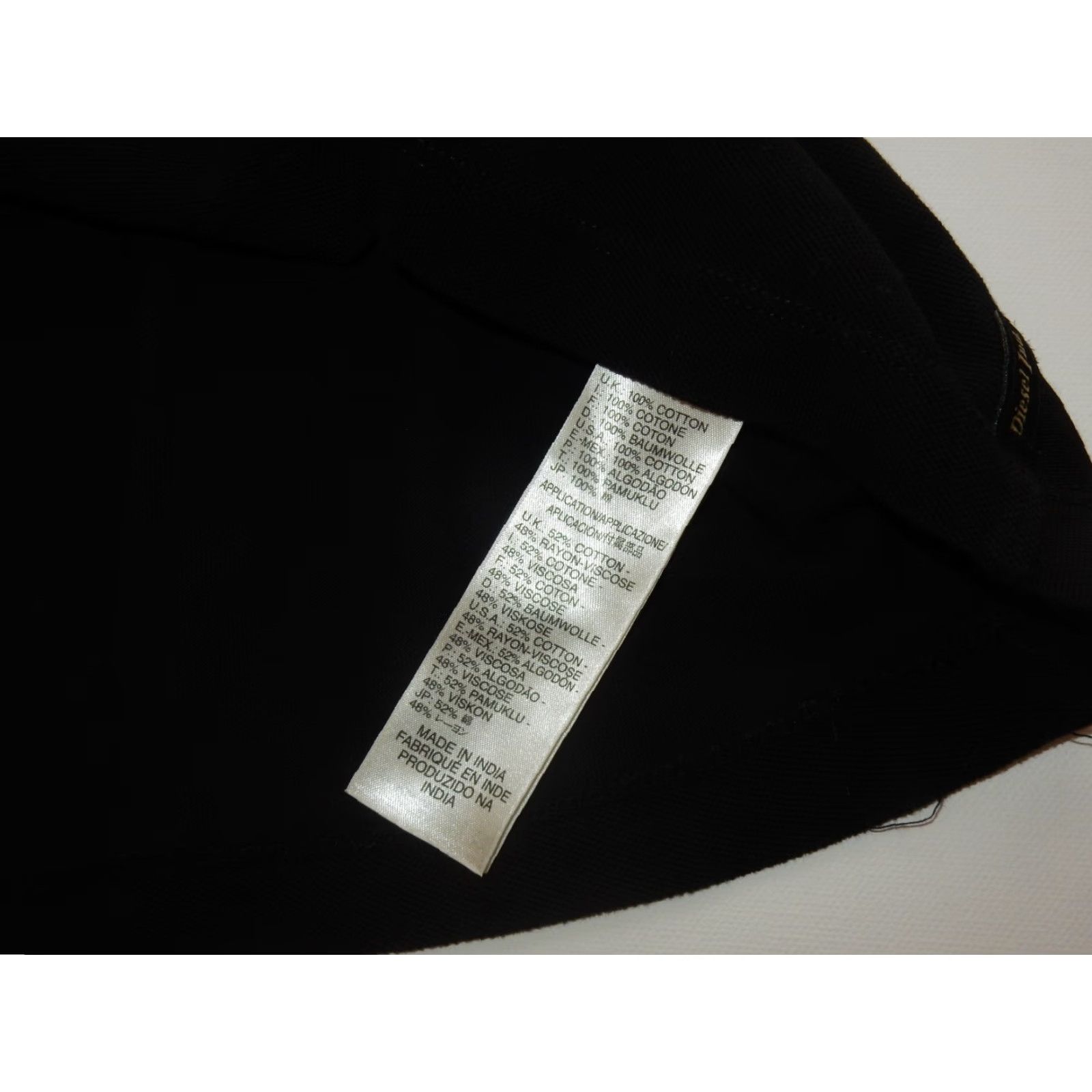 Diesel Diesel Polo Shirt Men M Black Cotton Long Sleeve Shirt Polo Mens M Black Cotton Diesel Size US M / EU 48-50 / 2 - 6 Thumbnail