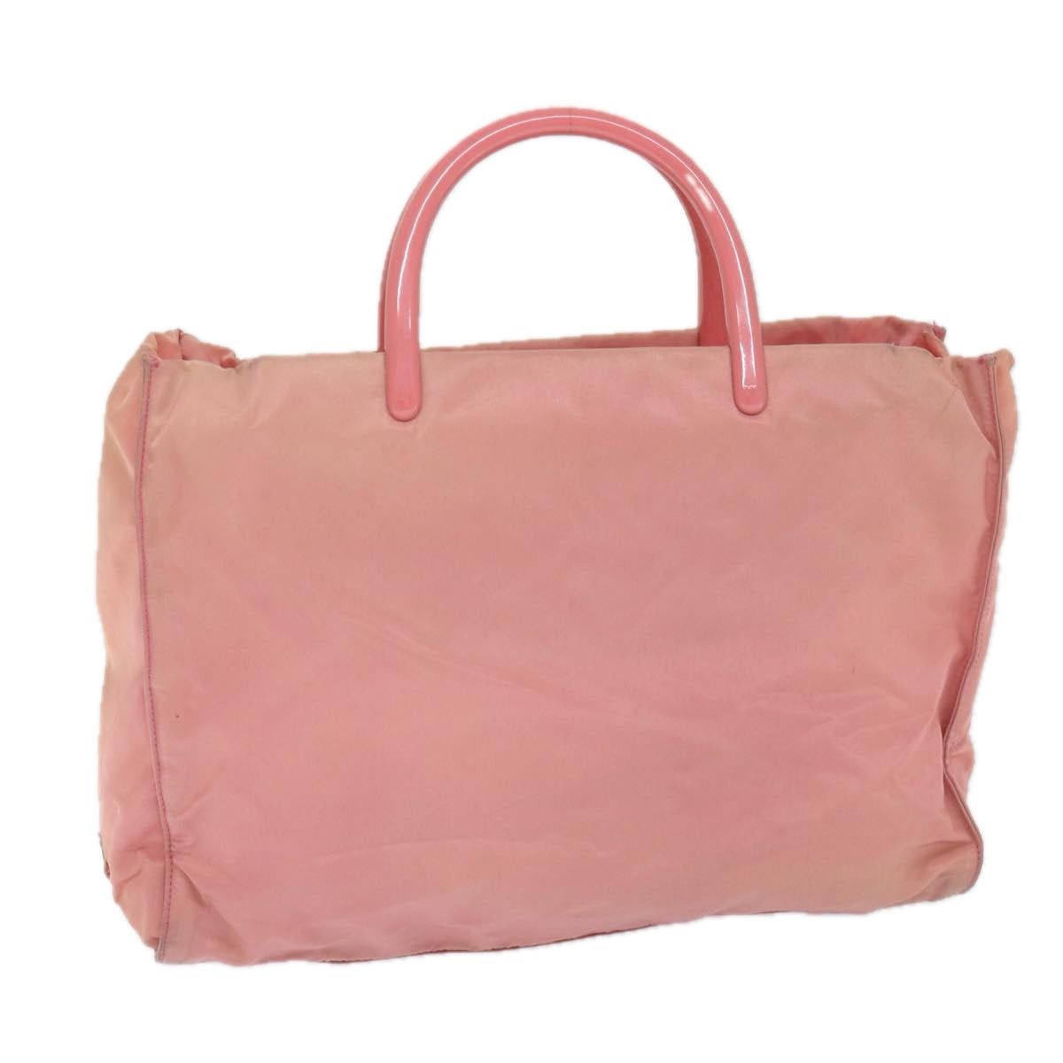 image of Prada Hand Bag Nylon Pink Auth Ep2122, Women's