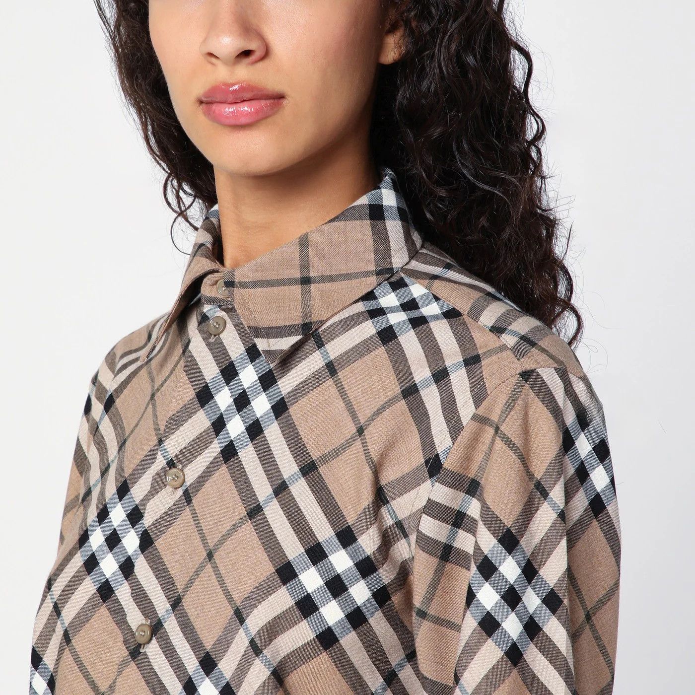 Burberry o1d2blof0426 Check Pattern Shirt in Multicolor Size XXS / US 00 / IT 34 - 4 Thumbnail
