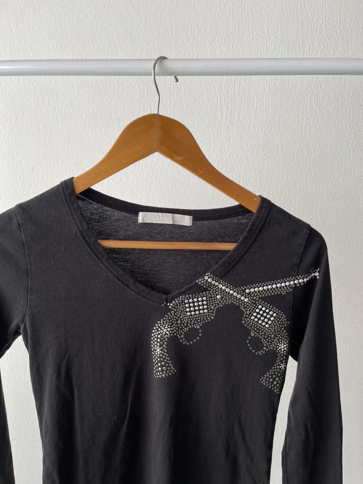 If Six Was Nine 2000s Roarguns Swarovski Long Sleeve A2 Size US XXS / EU 40 - 3 Thumbnail