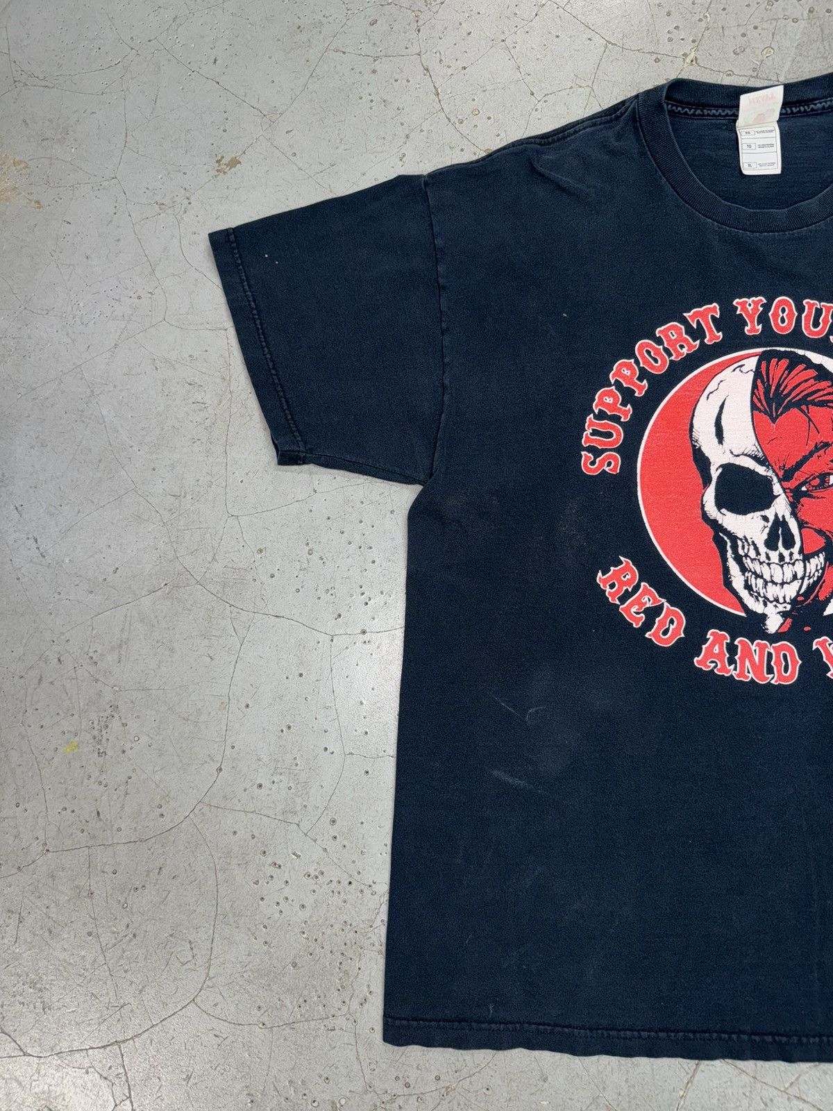 Fruit Of The Loom Vintage Hells Angels NYC Graphic Tee Size US XL / EU 56 / 4 - 5 Thumbnail