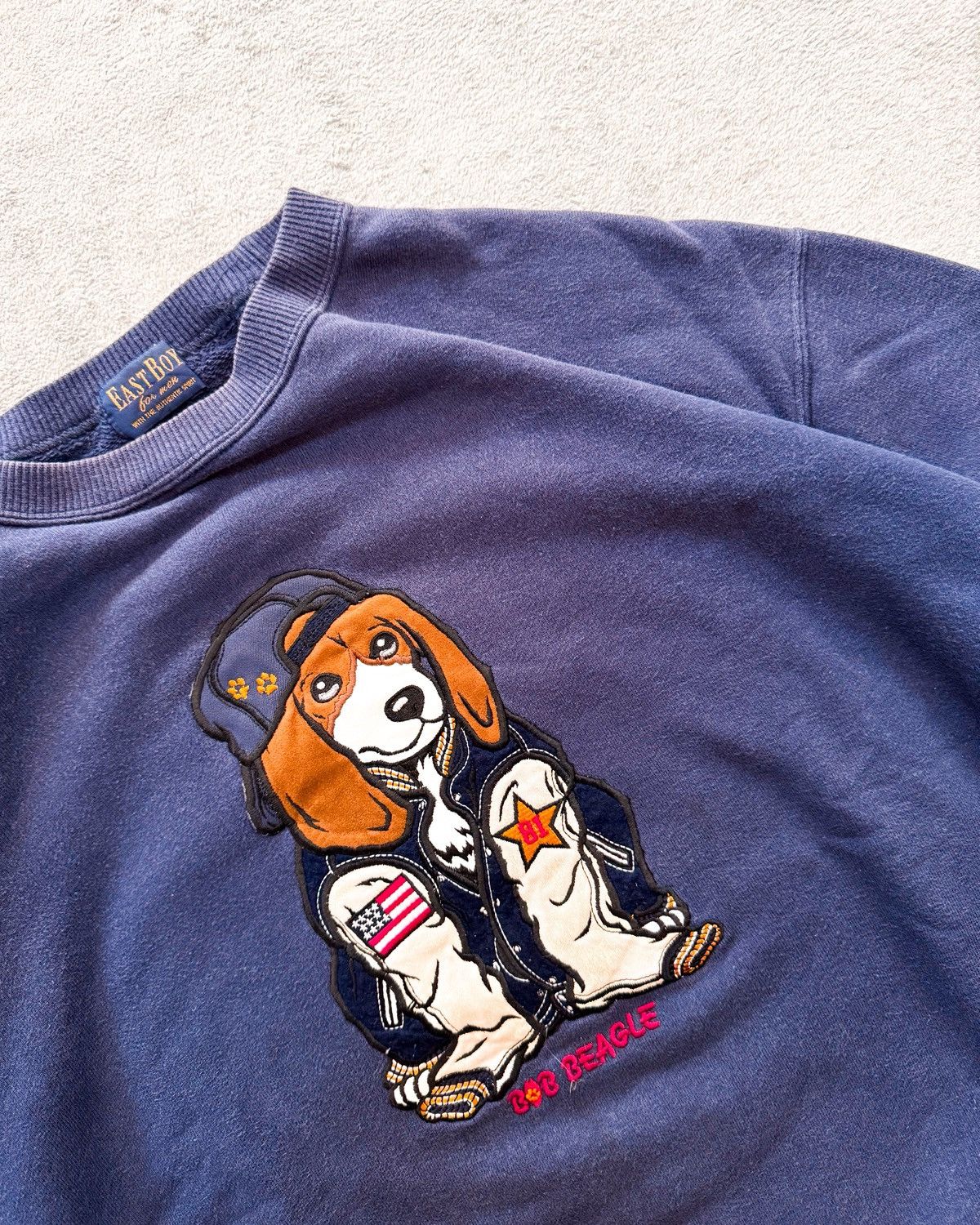 Other Vintage East Boy Bob Eagle Crewneck Size US XL / EU 56 / 4 - 4 Thumbnail